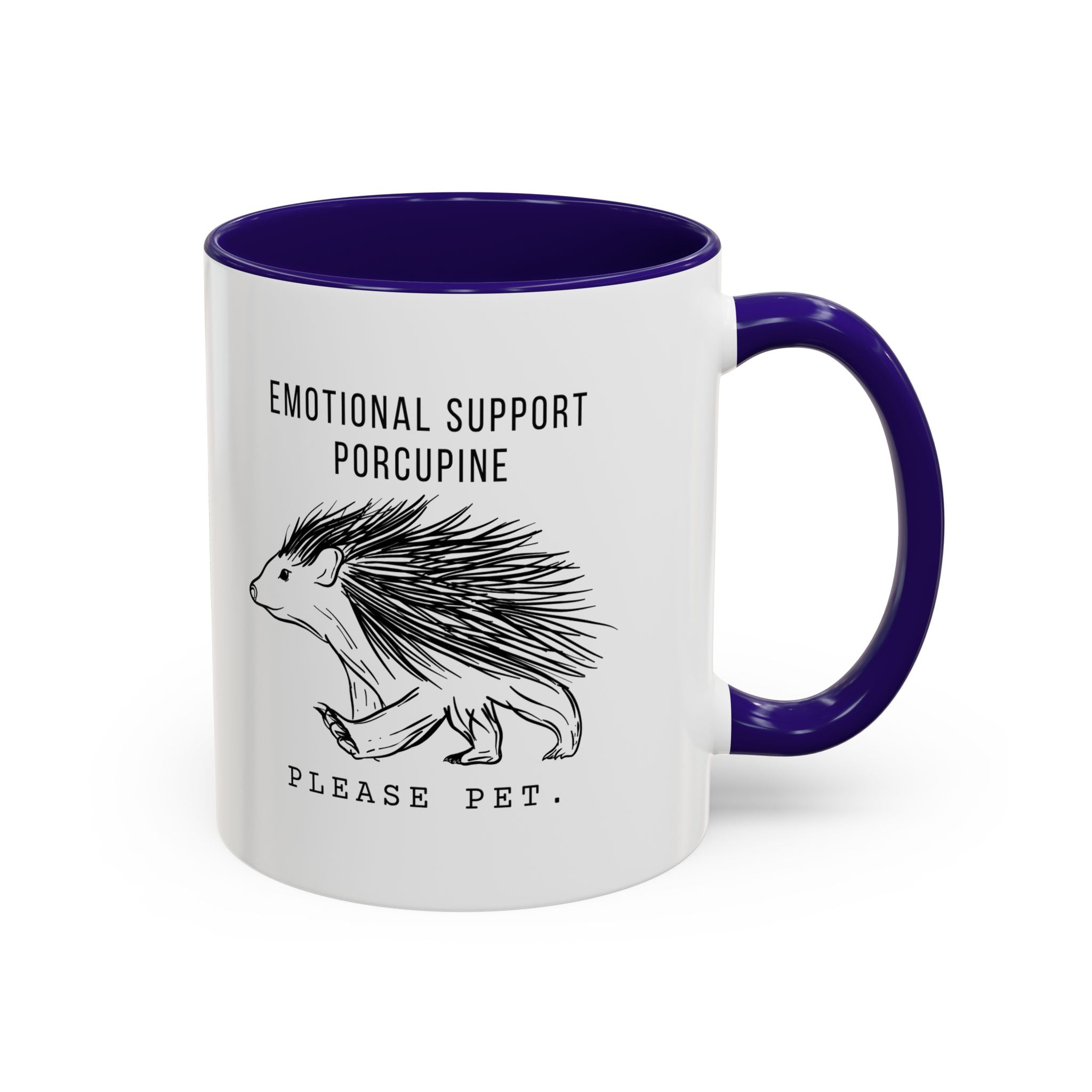 ESA Porcupine Mug — Emotional Support Animal Series
