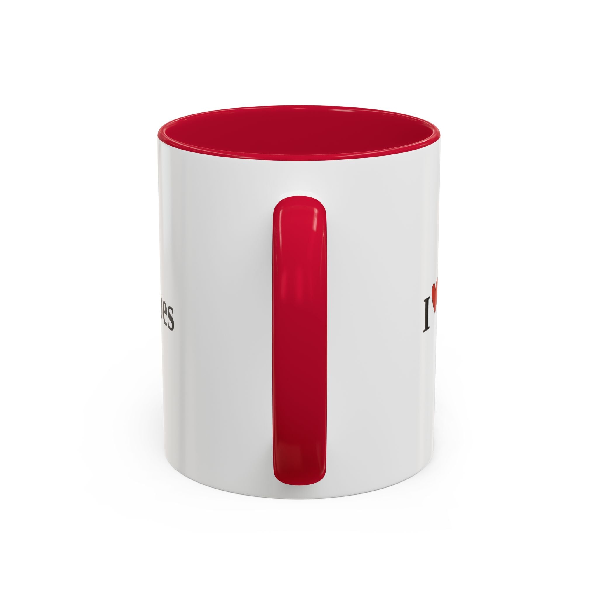The I ♥ Typoes Mug · For People Who No Better