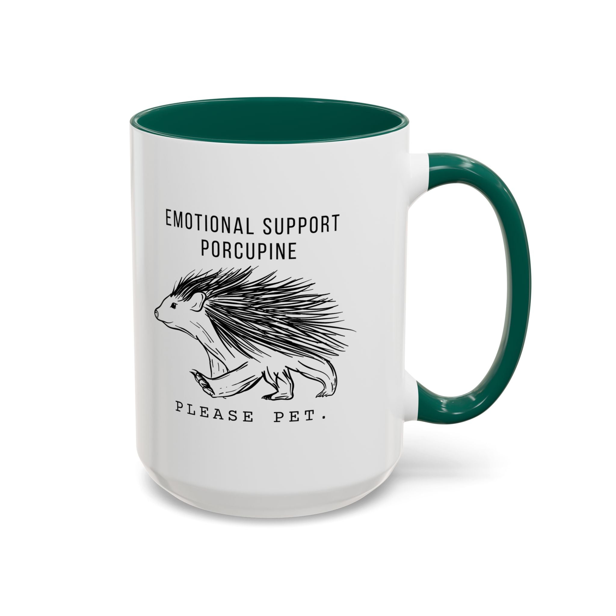 ESA Porcupine Mug — Emotional Support Animal Series