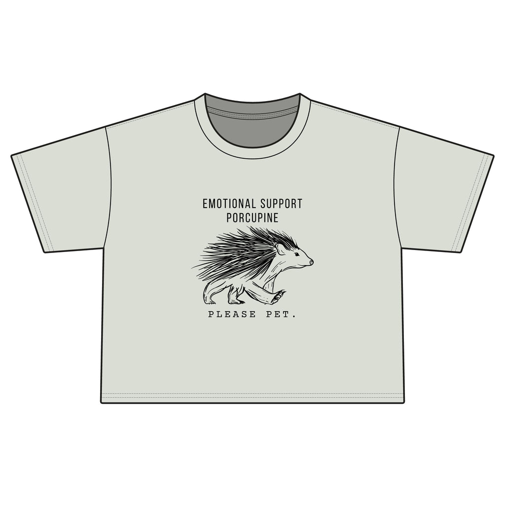 The Prickly Support Animal_Women's Crop Top
