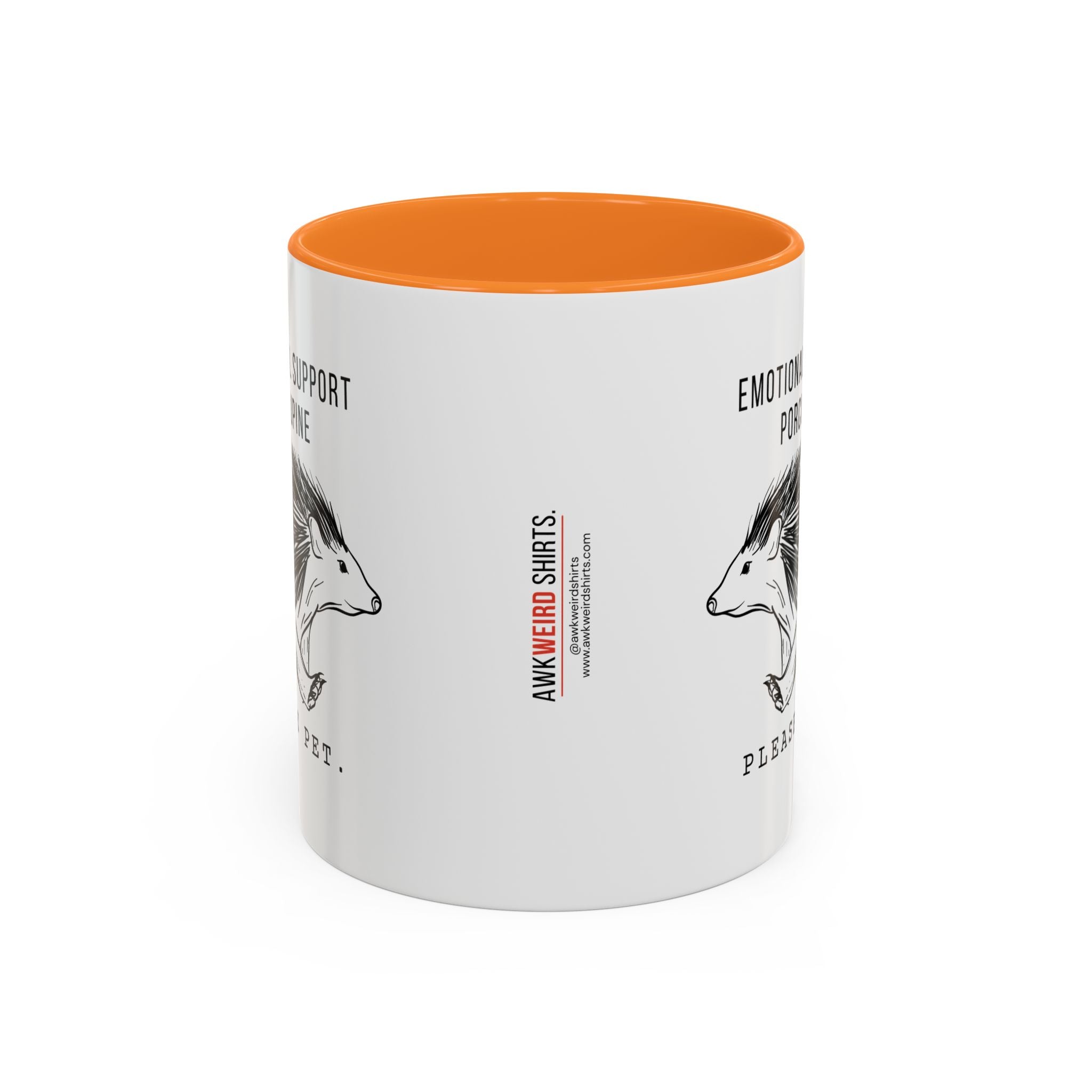 ESA Porcupine Mug — Emotional Support Animal Series