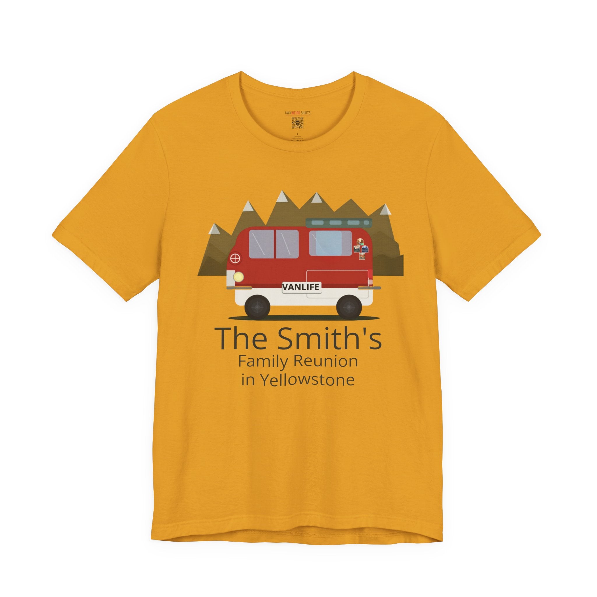 Our Van, Our Rules — Custom Family Camper Tee