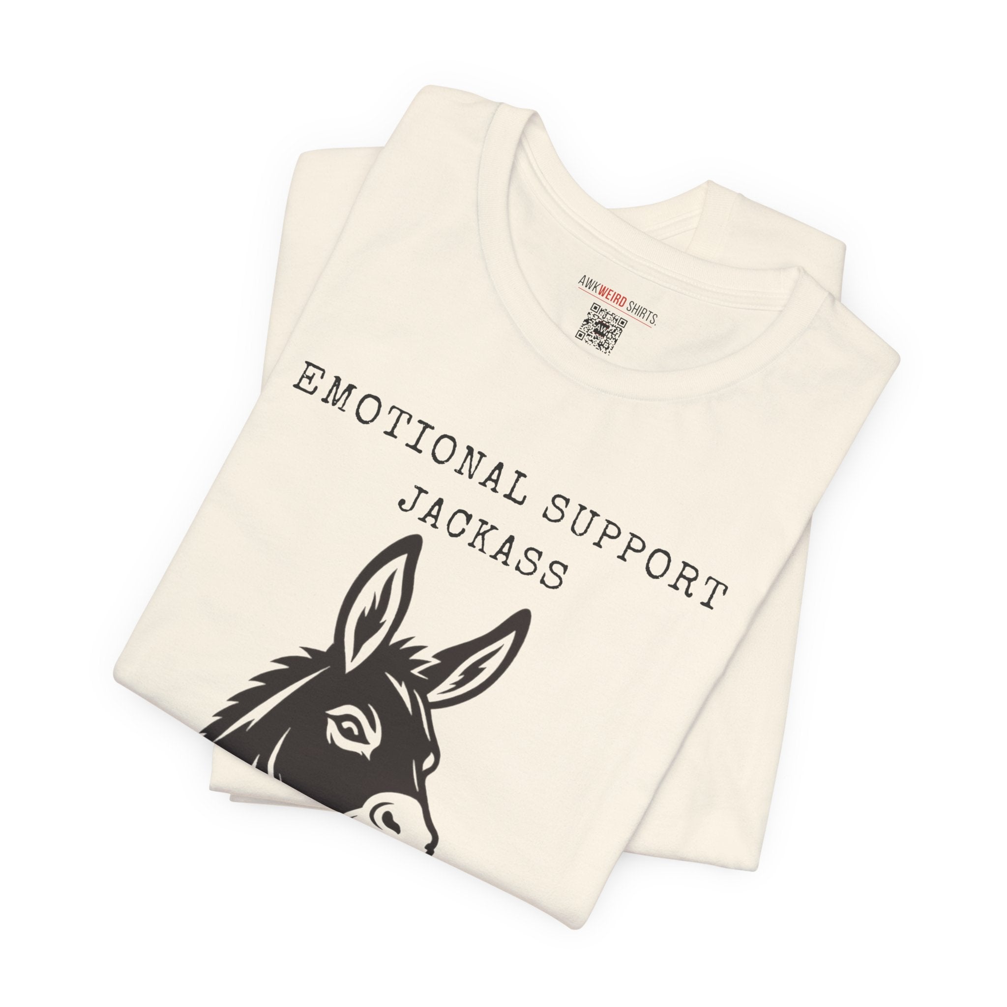 Emotional Support Jackass Tee (Donkey Hotey)