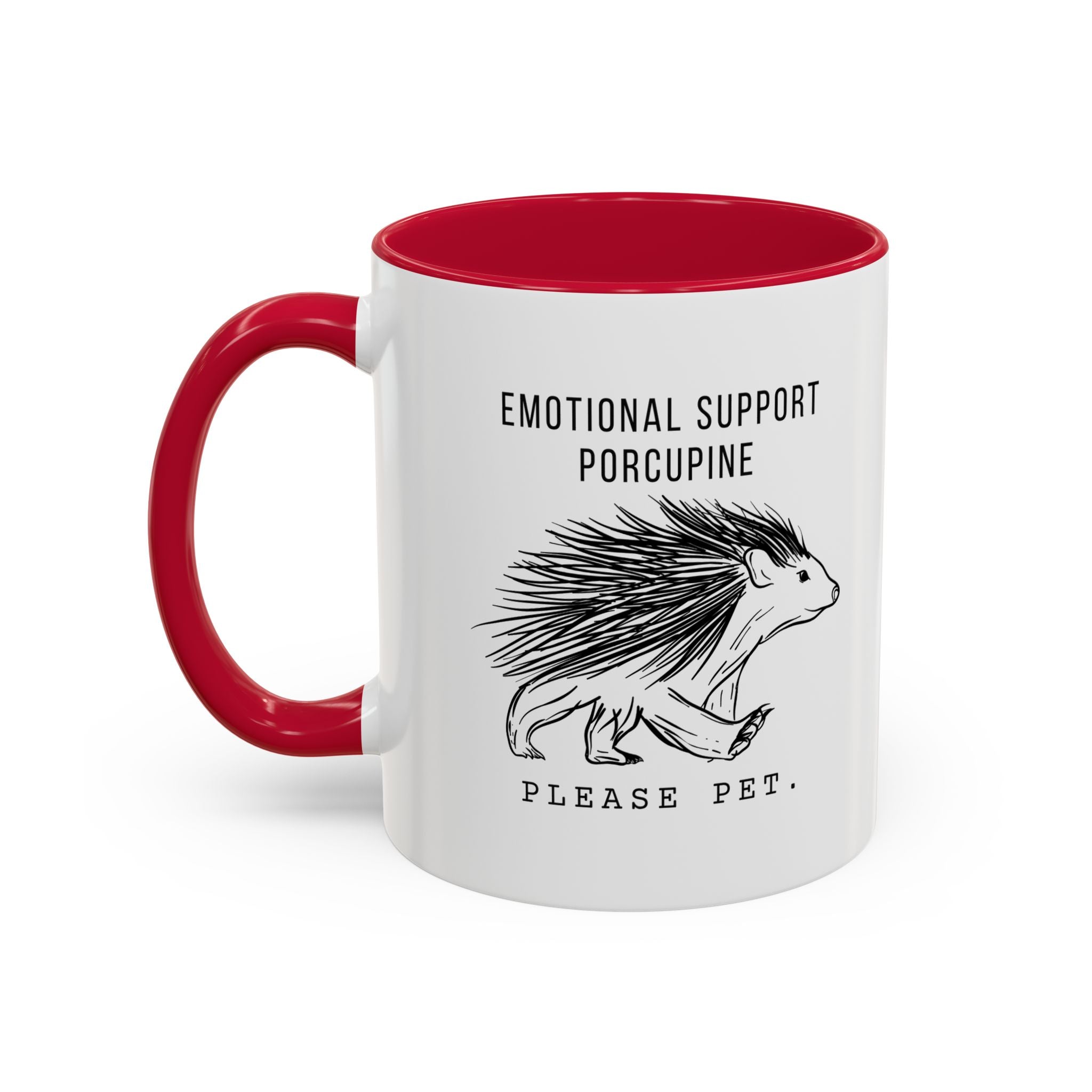 ESA Porcupine Mug — Emotional Support Animal Series