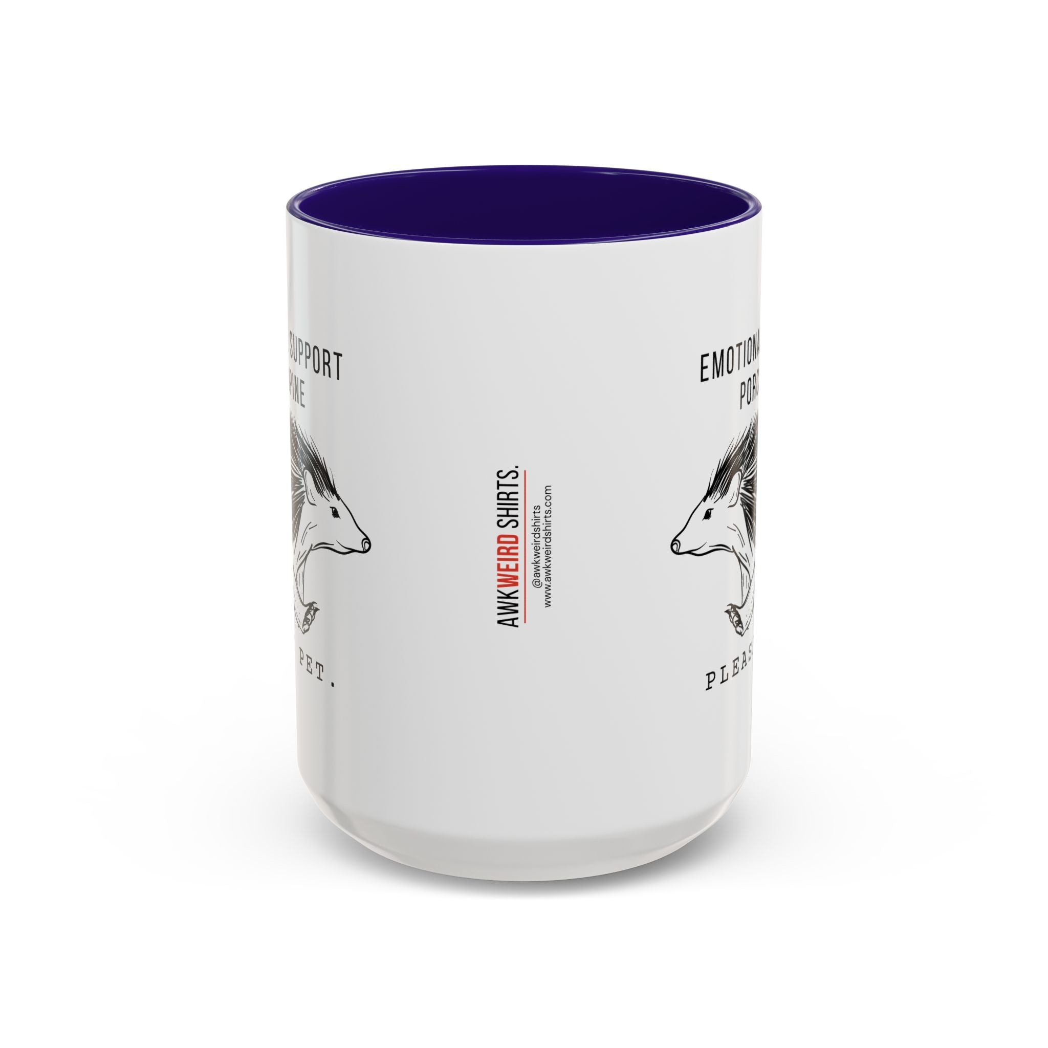 ESA Porcupine Mug — Emotional Support Animal Series