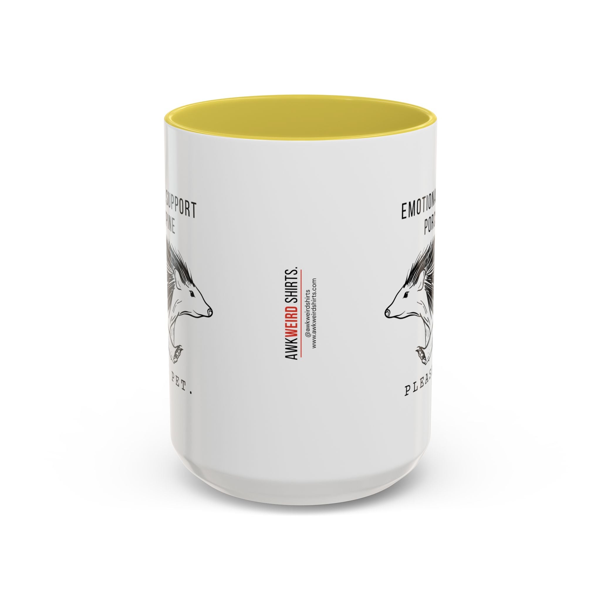 ESA Porcupine Mug — Emotional Support Animal Series
