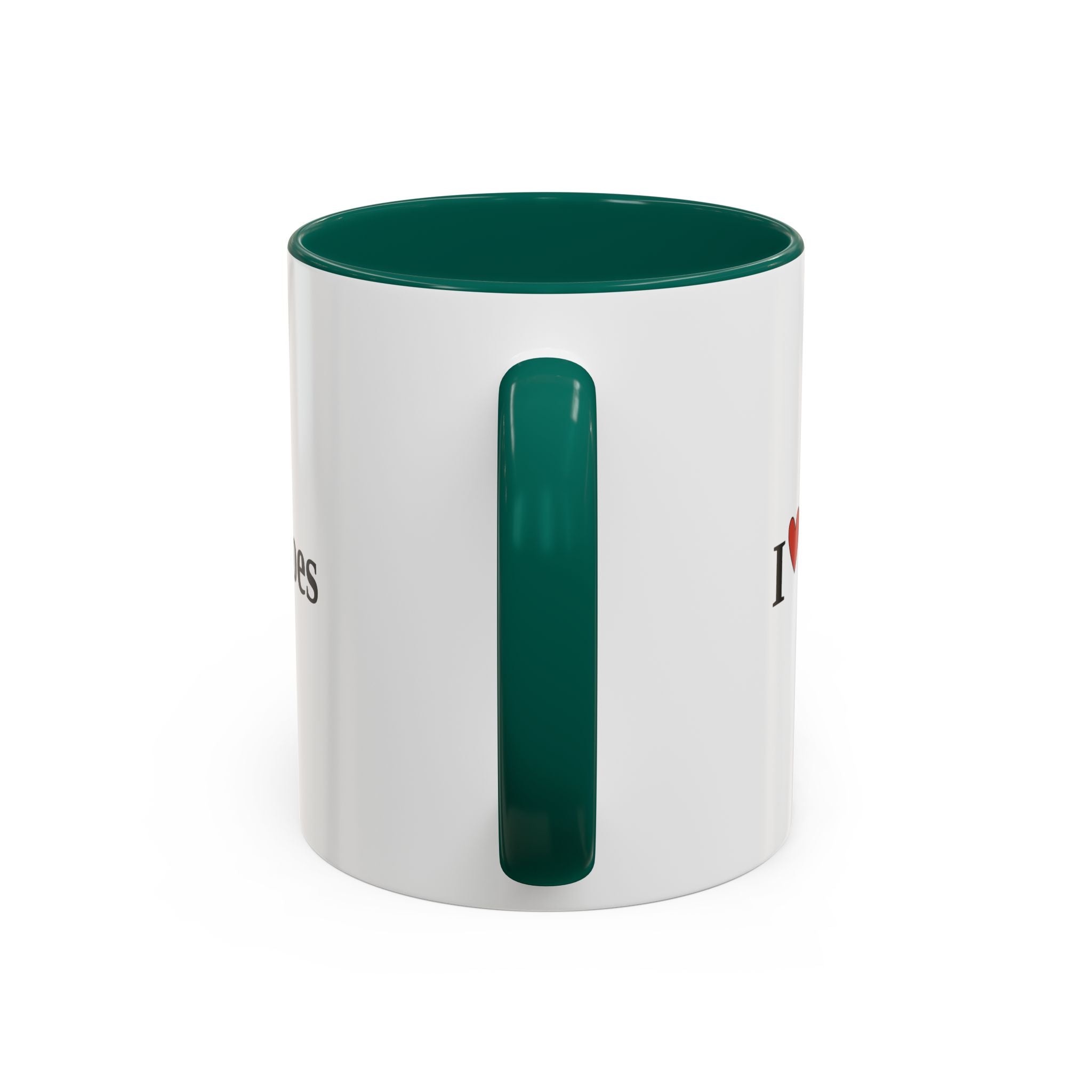 The I ♥ Typoes Mug · For People Who No Better