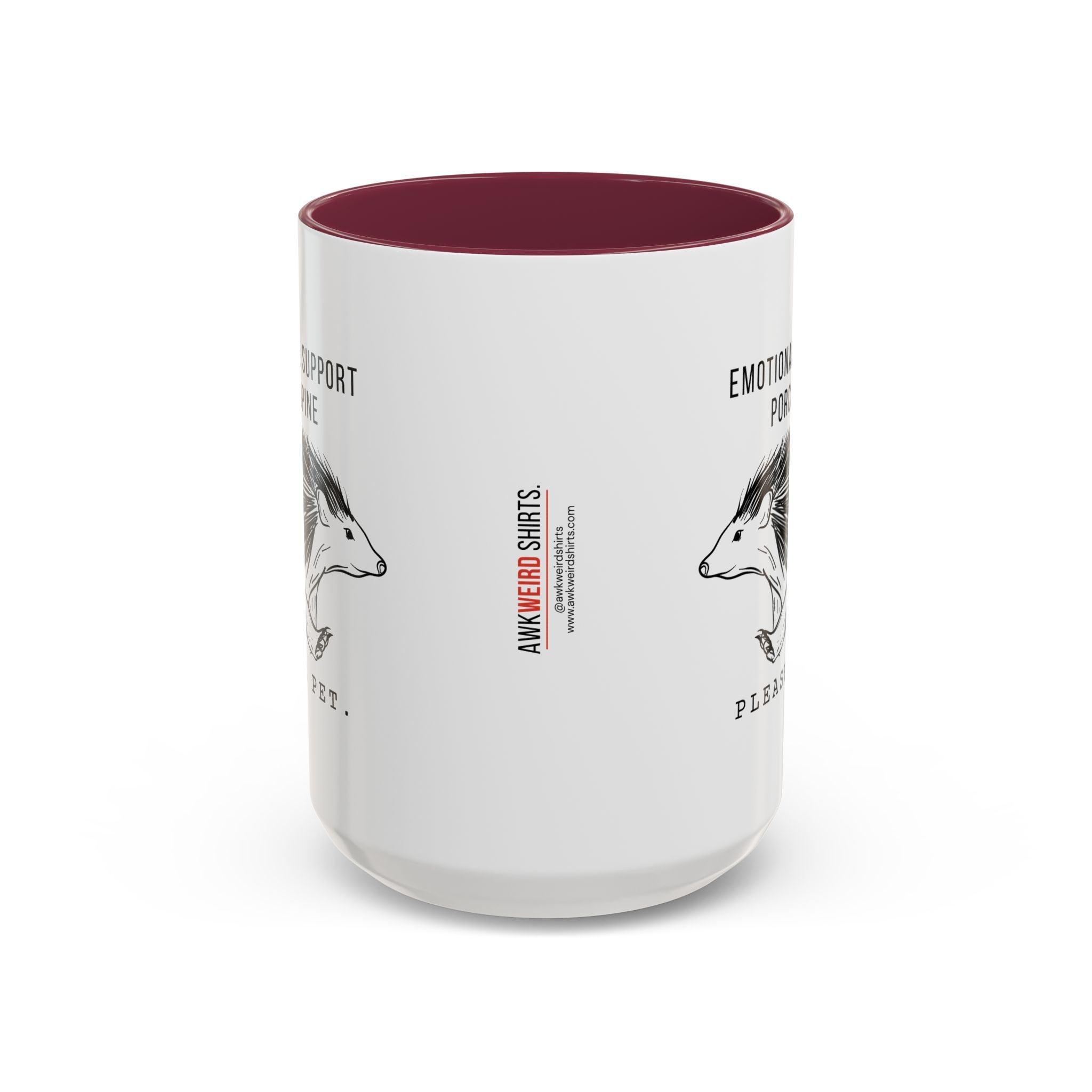 ESA Porcupine Mug — Emotional Support Animal Series