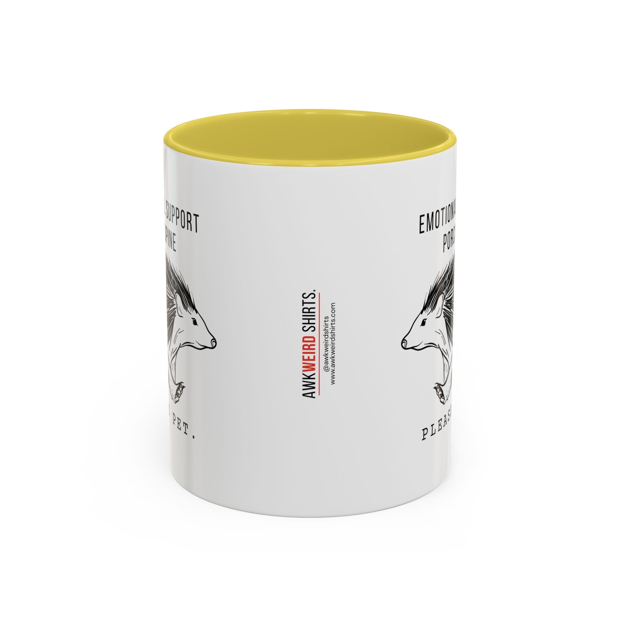 ESA Porcupine Mug — Emotional Support Animal Series