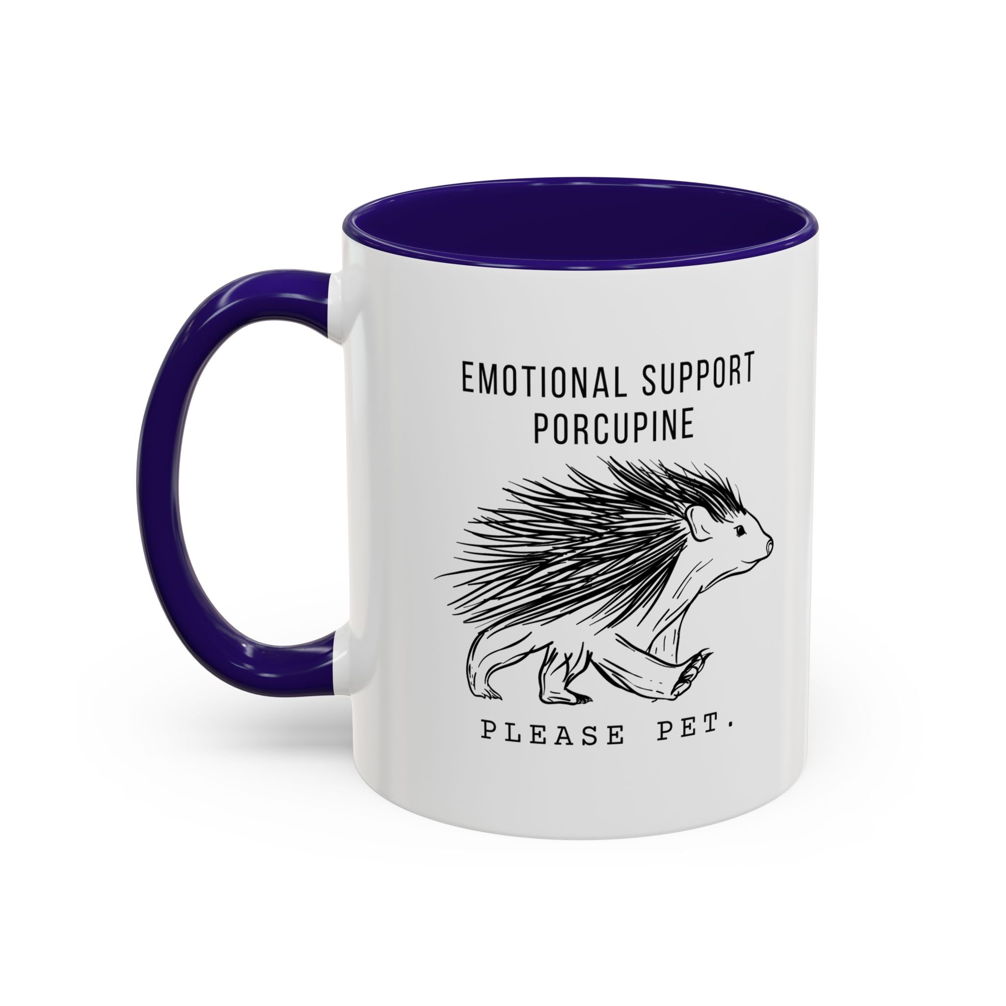 ESA Porcupine Mug — Emotional Support Animal Series