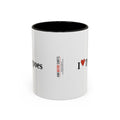 The I ♥ Typoes Mug · For People Who No Better