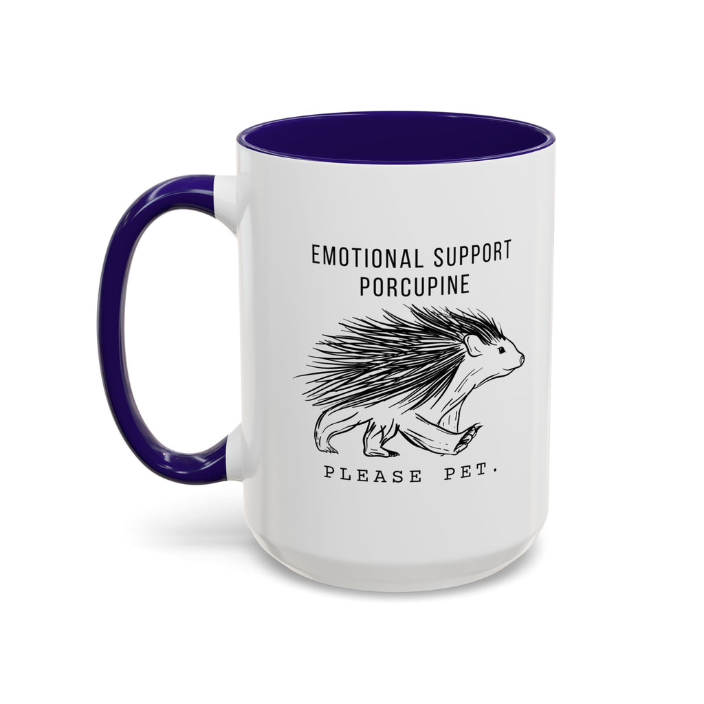 ESA Porcupine Mug — Emotional Support Animal Series