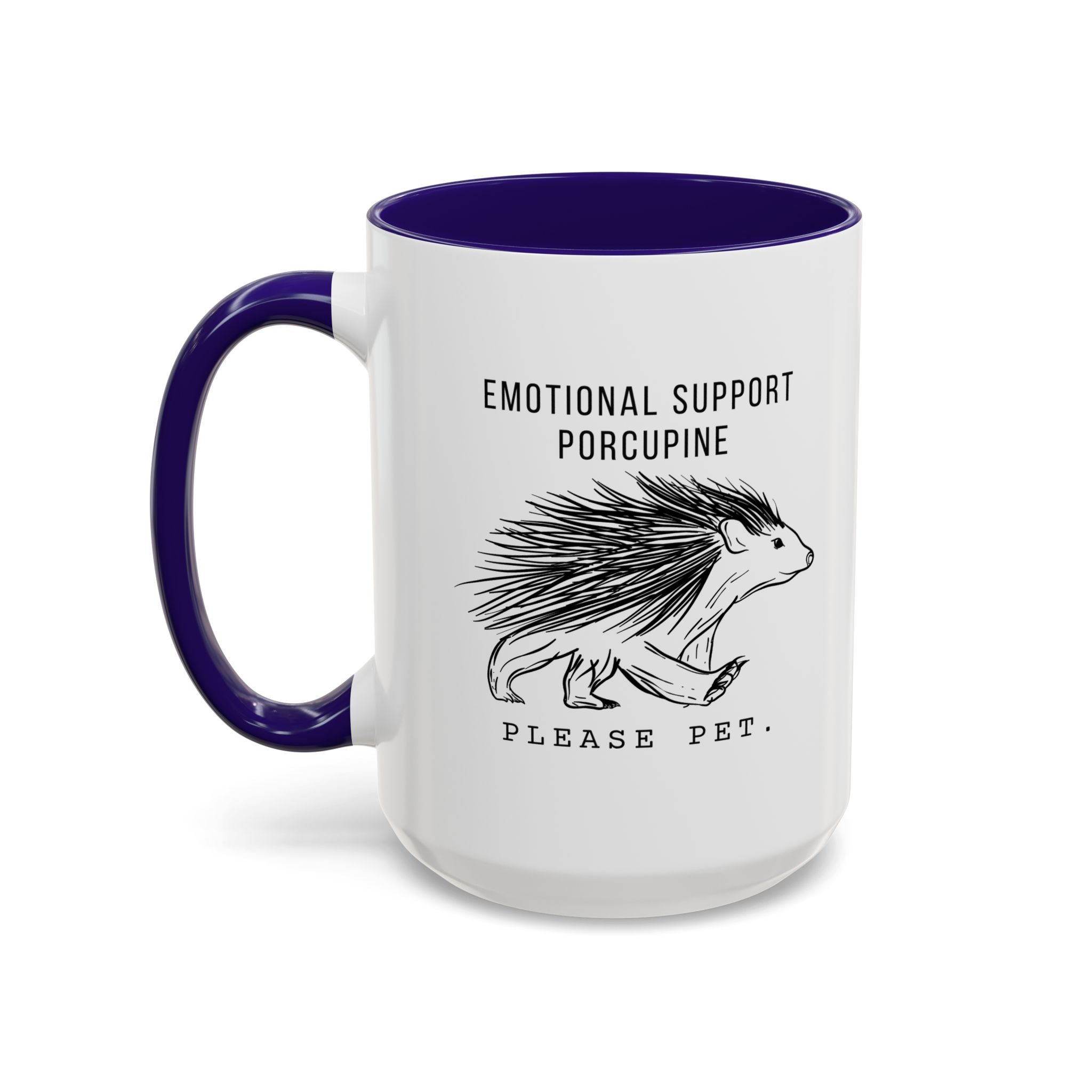 ESA Porcupine Mug — Emotional Support Animal Series