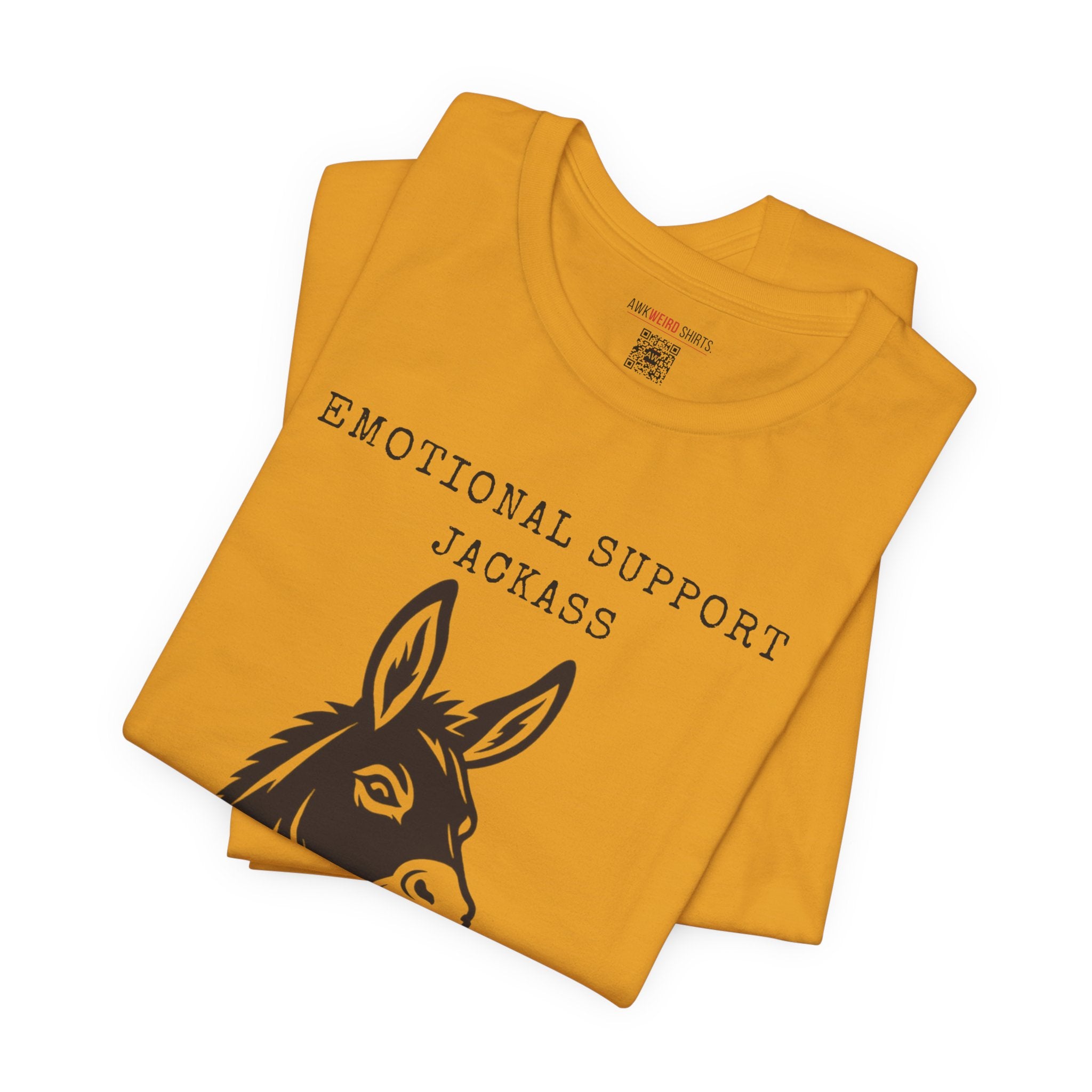 Emotional Support Jackass Tee (Donkey Hotey)