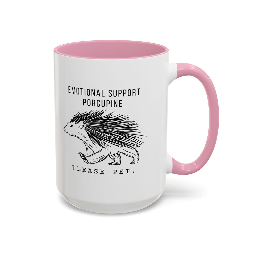 ESA Porcupine Mug — Emotional Support Animal Series