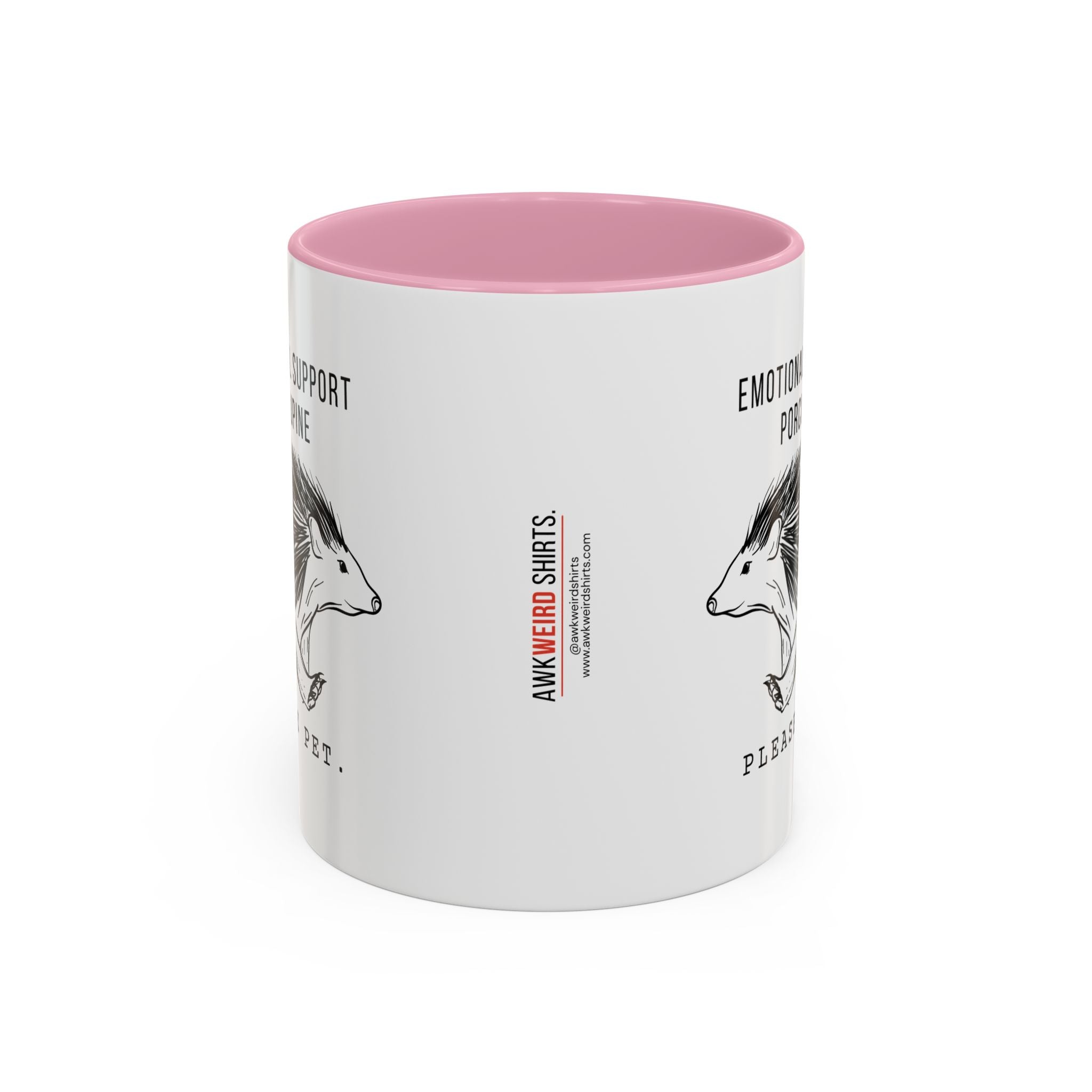 ESA Porcupine Mug — Emotional Support Animal Series