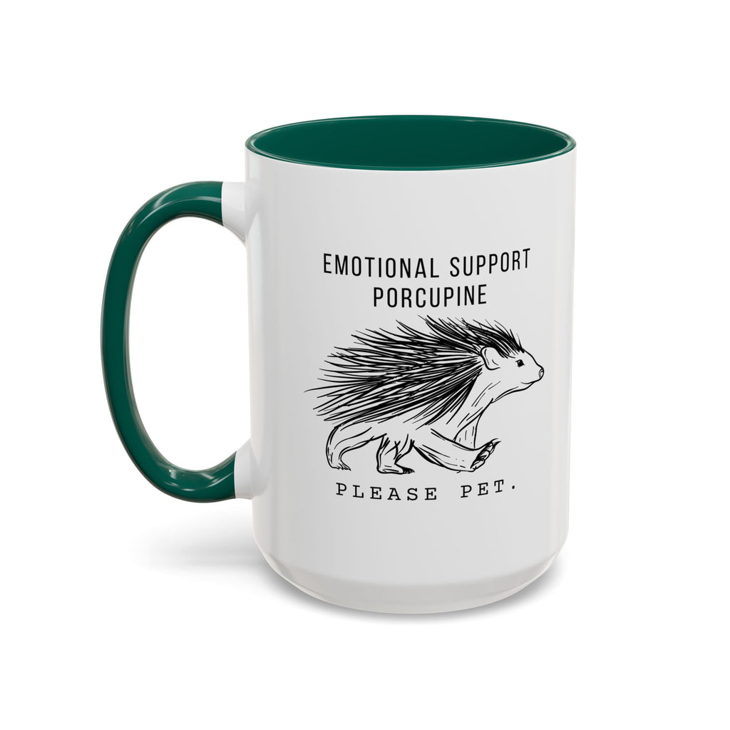 ESA Porcupine Mug — Emotional Support Animal Series