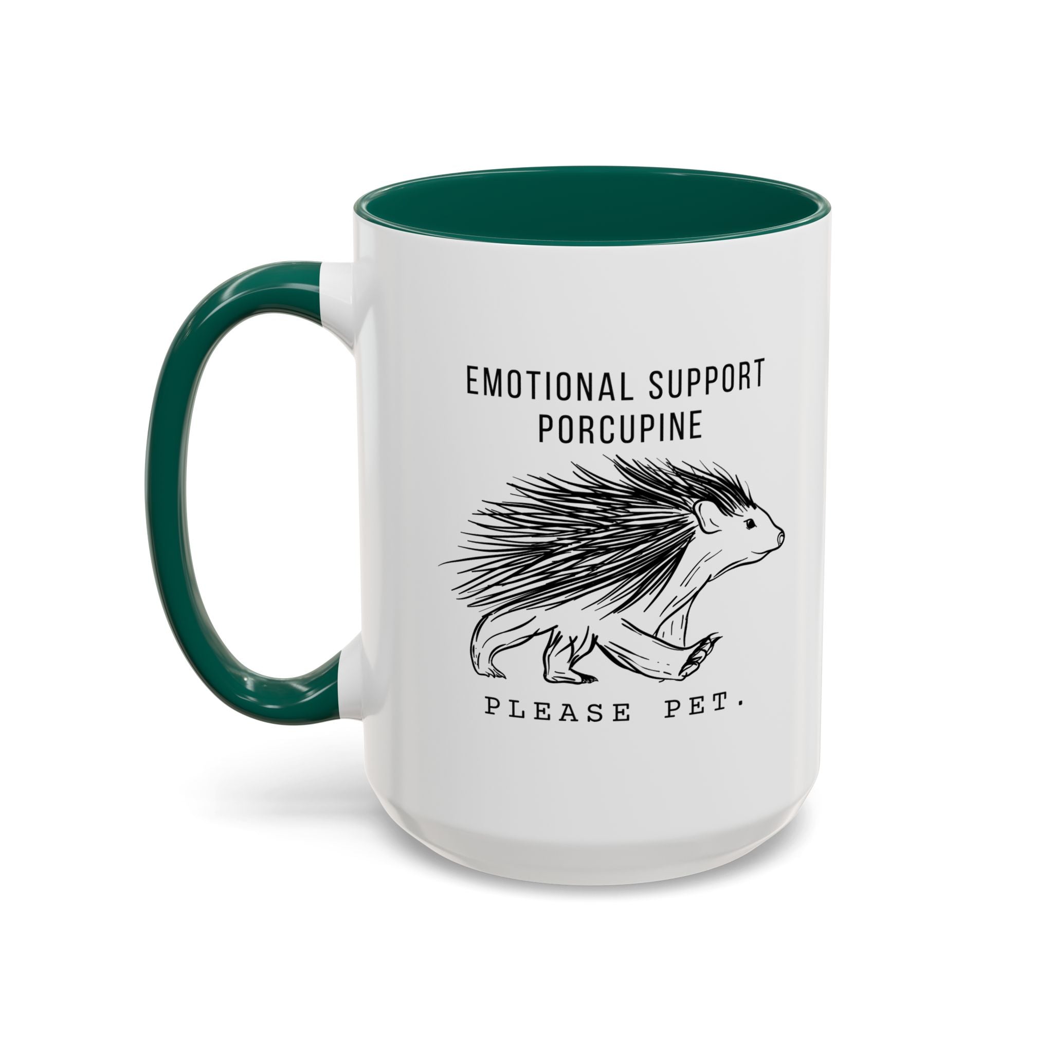 ESA Porcupine Mug — Emotional Support Animal Series