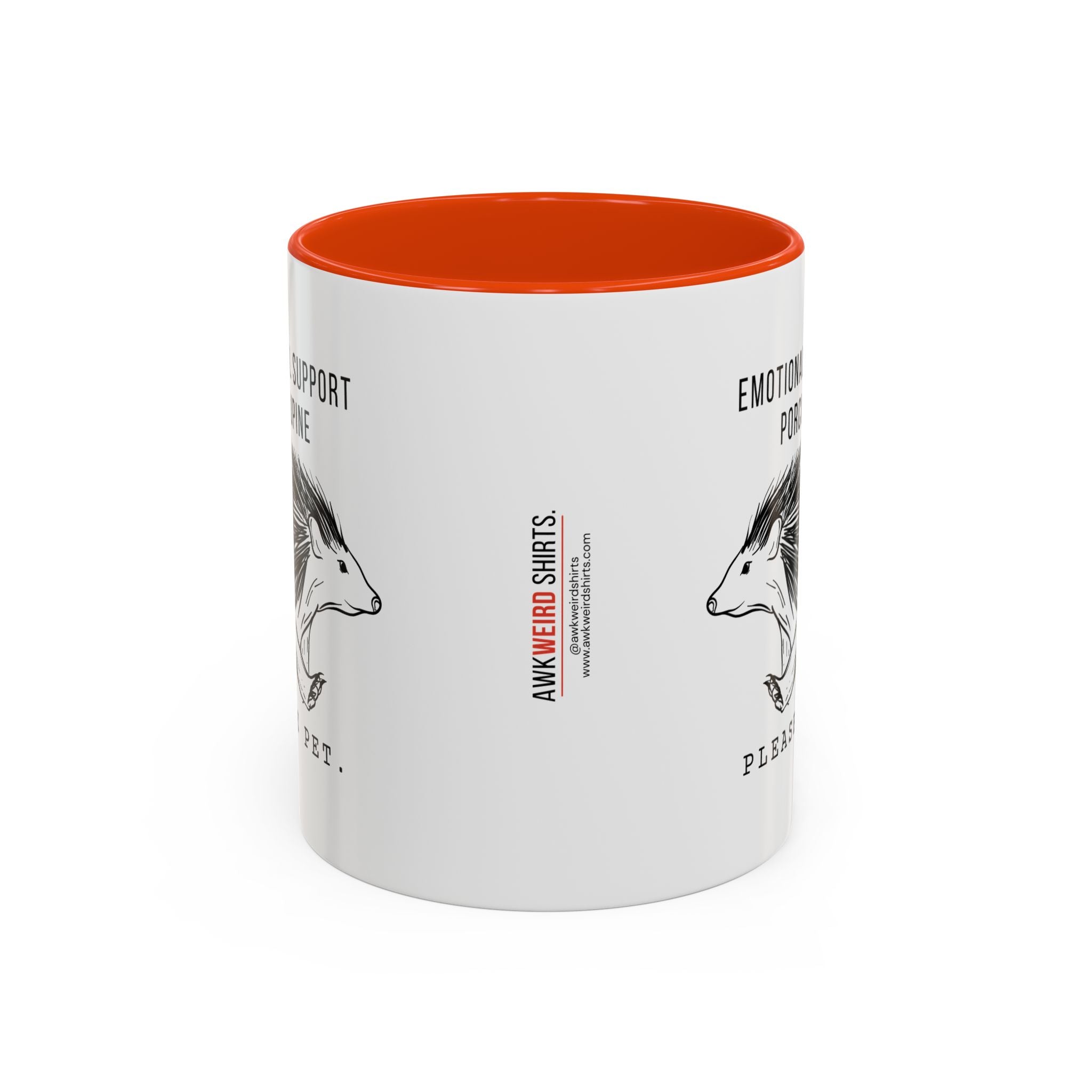 ESA Porcupine Mug — Emotional Support Animal Series