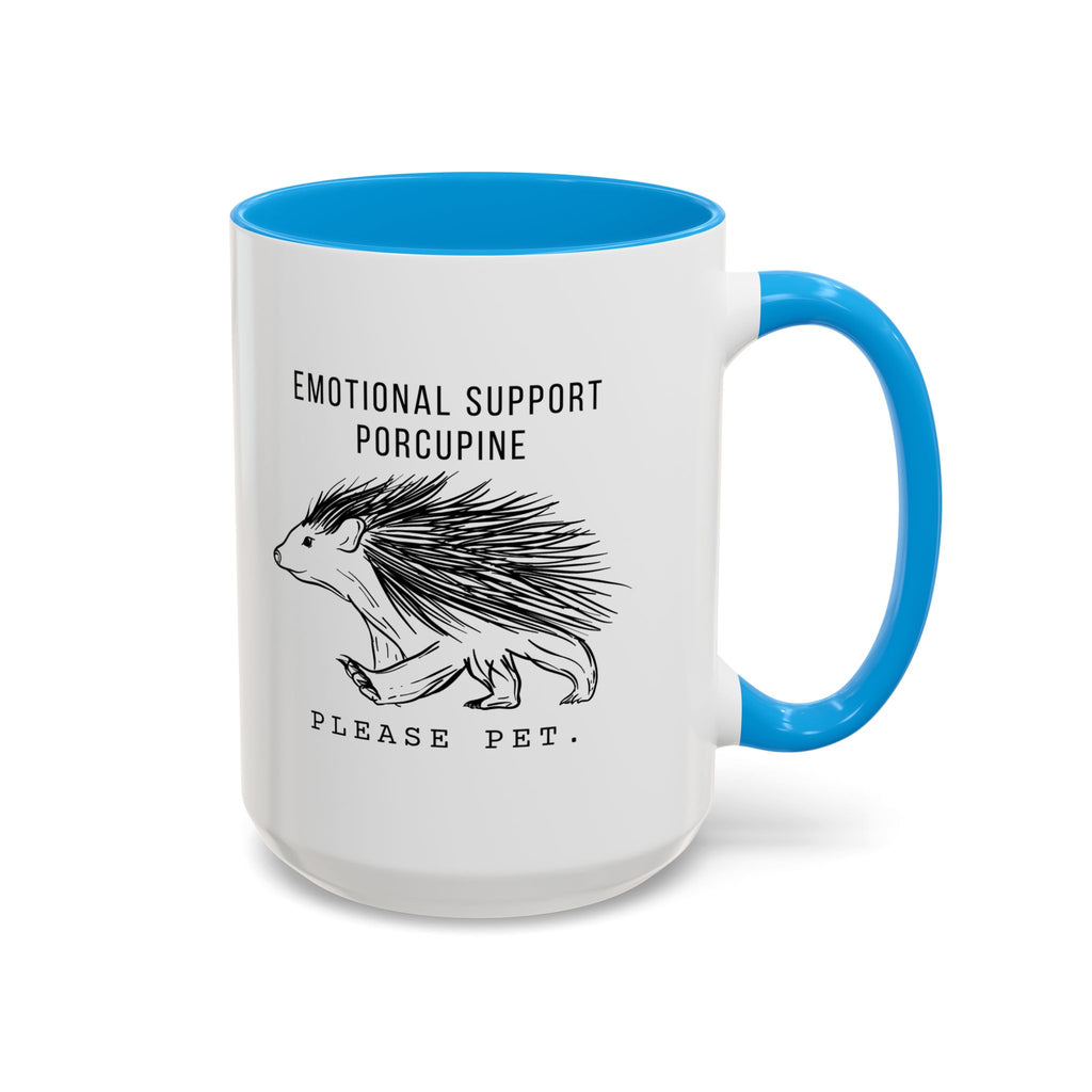 ESA Porcupine Mug — Emotional Support Animal Series