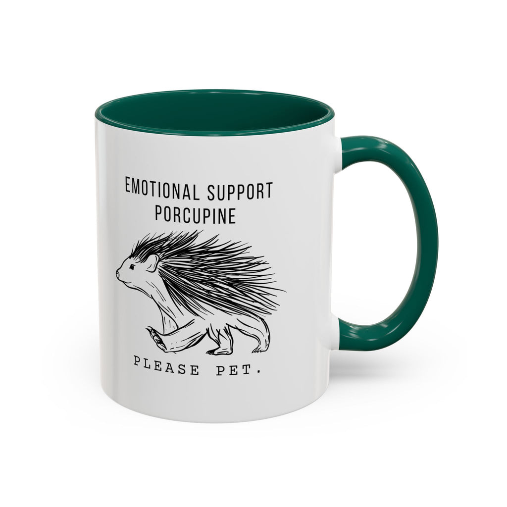 ESA Porcupine Mug — Emotional Support Animal Series