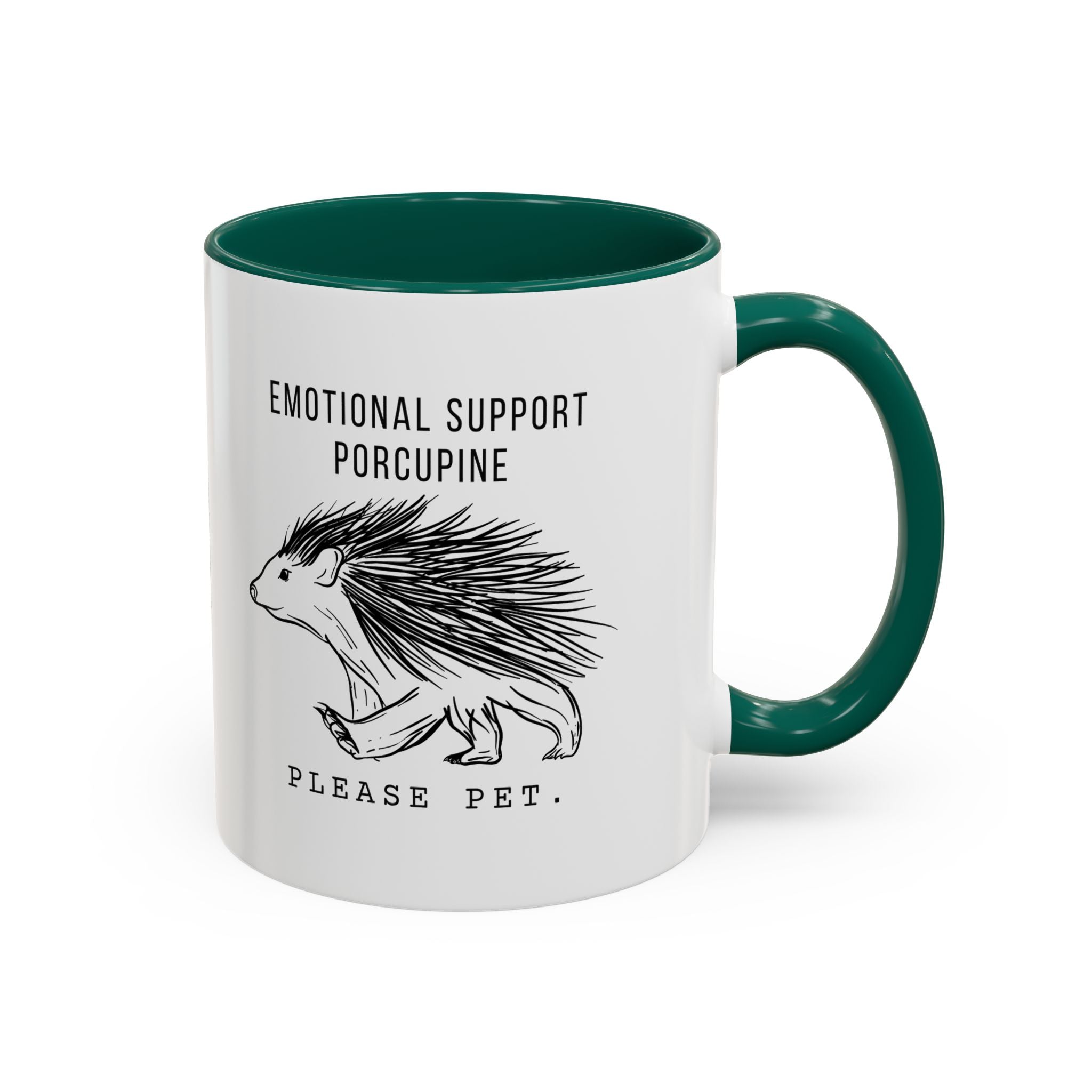 ESA Porcupine Mug — Emotional Support Animal Series
