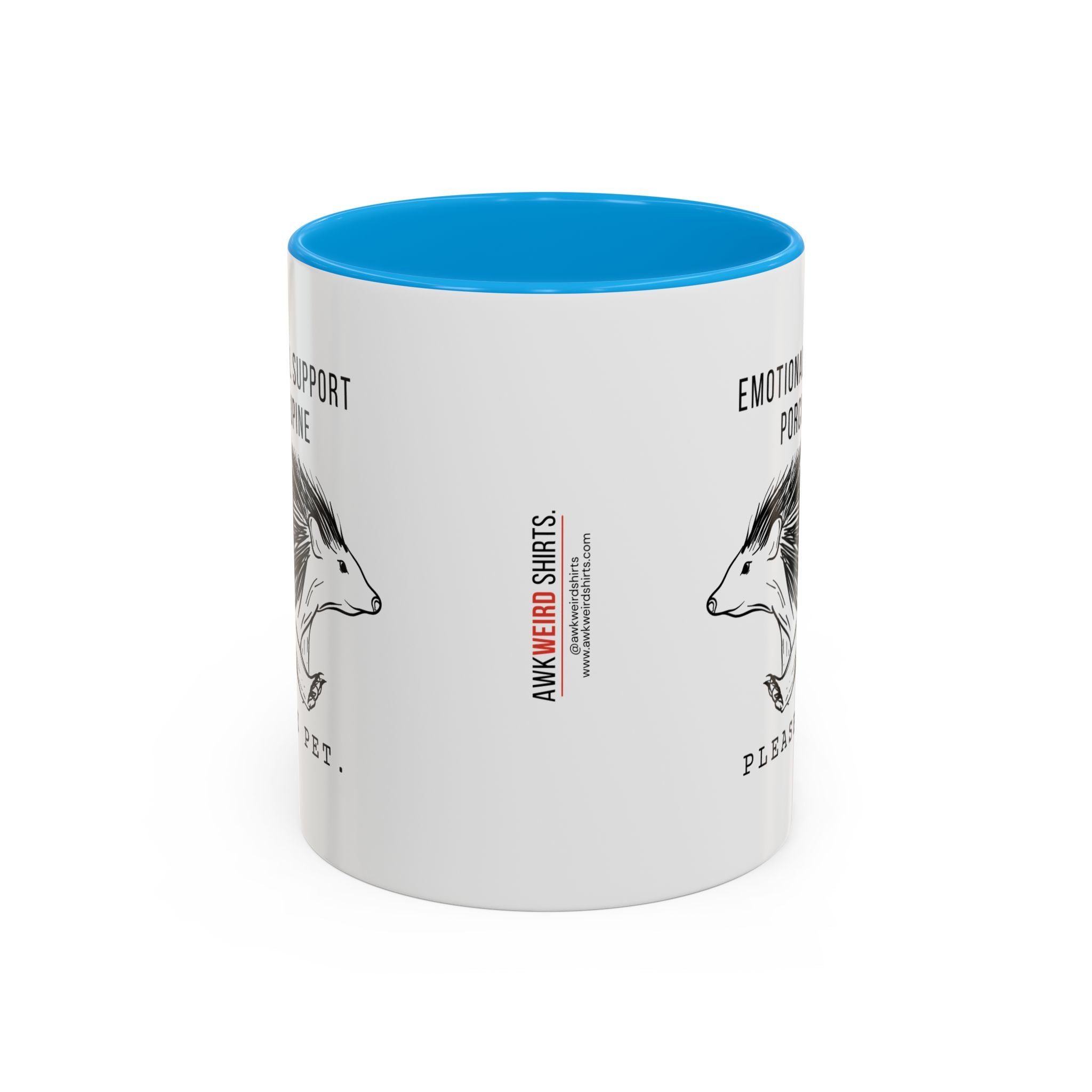 ESA Porcupine Mug — Emotional Support Animal Series