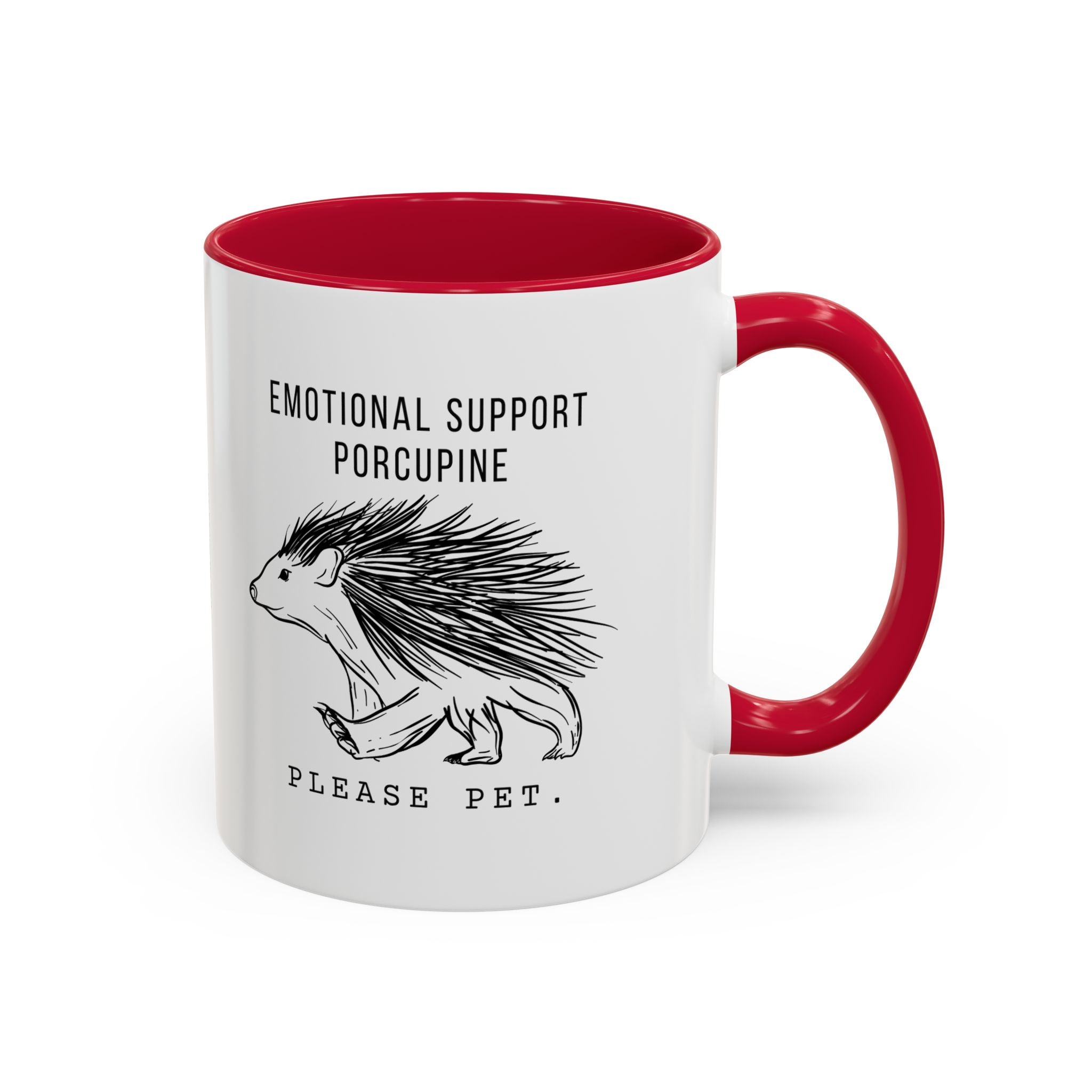 ESA Porcupine Mug — Emotional Support Animal Series
