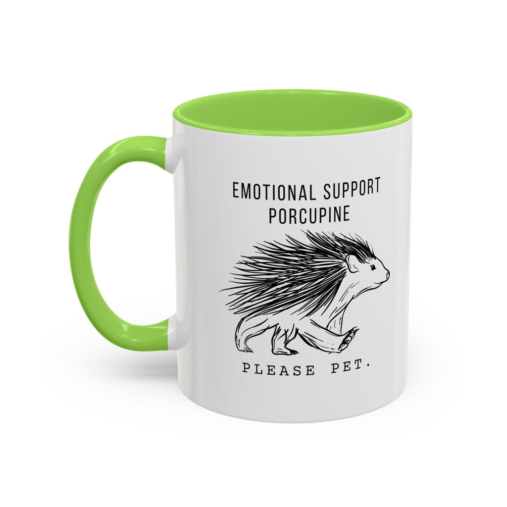 ESA Porcupine Mug — Emotional Support Animal Series