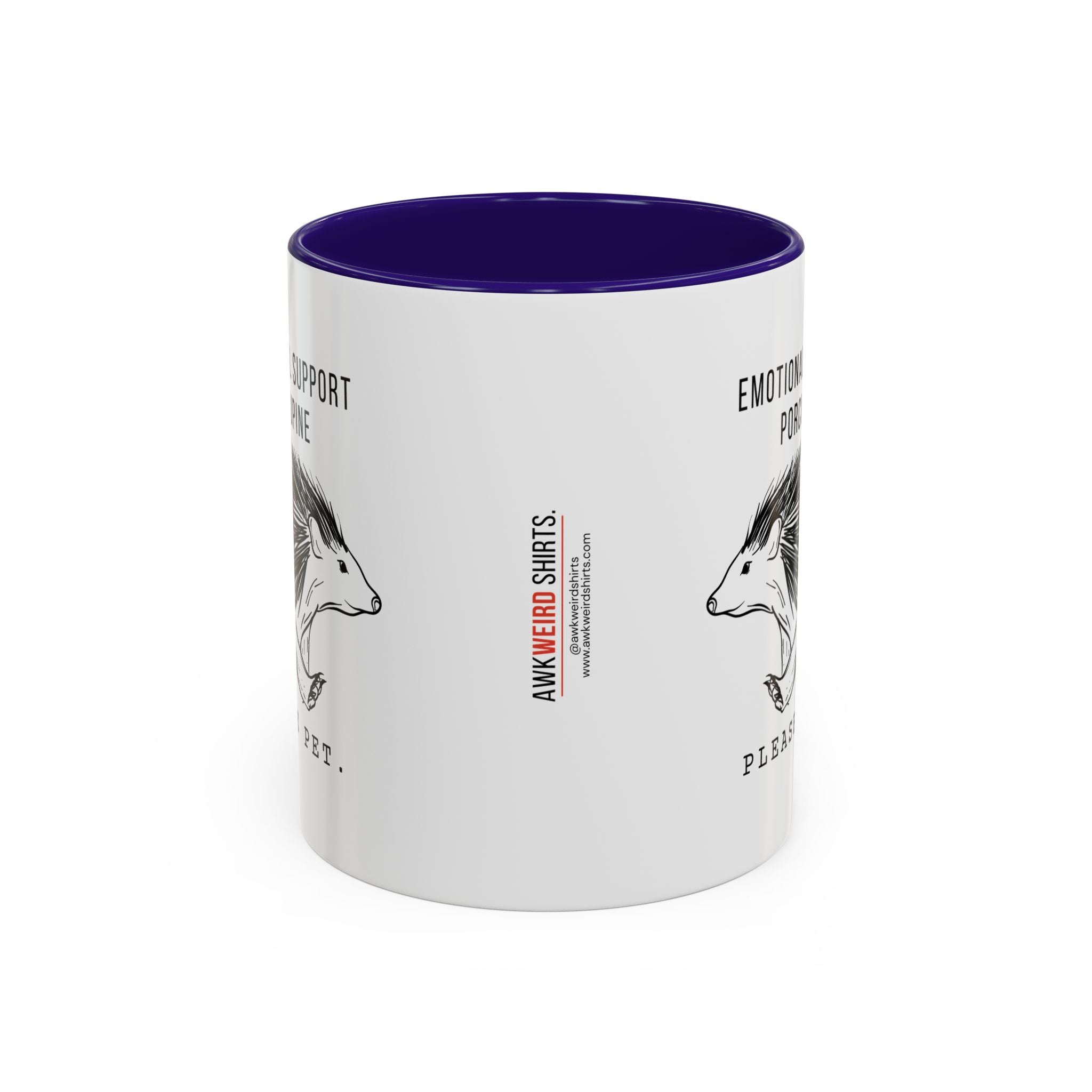 ESA Porcupine Mug — Emotional Support Animal Series