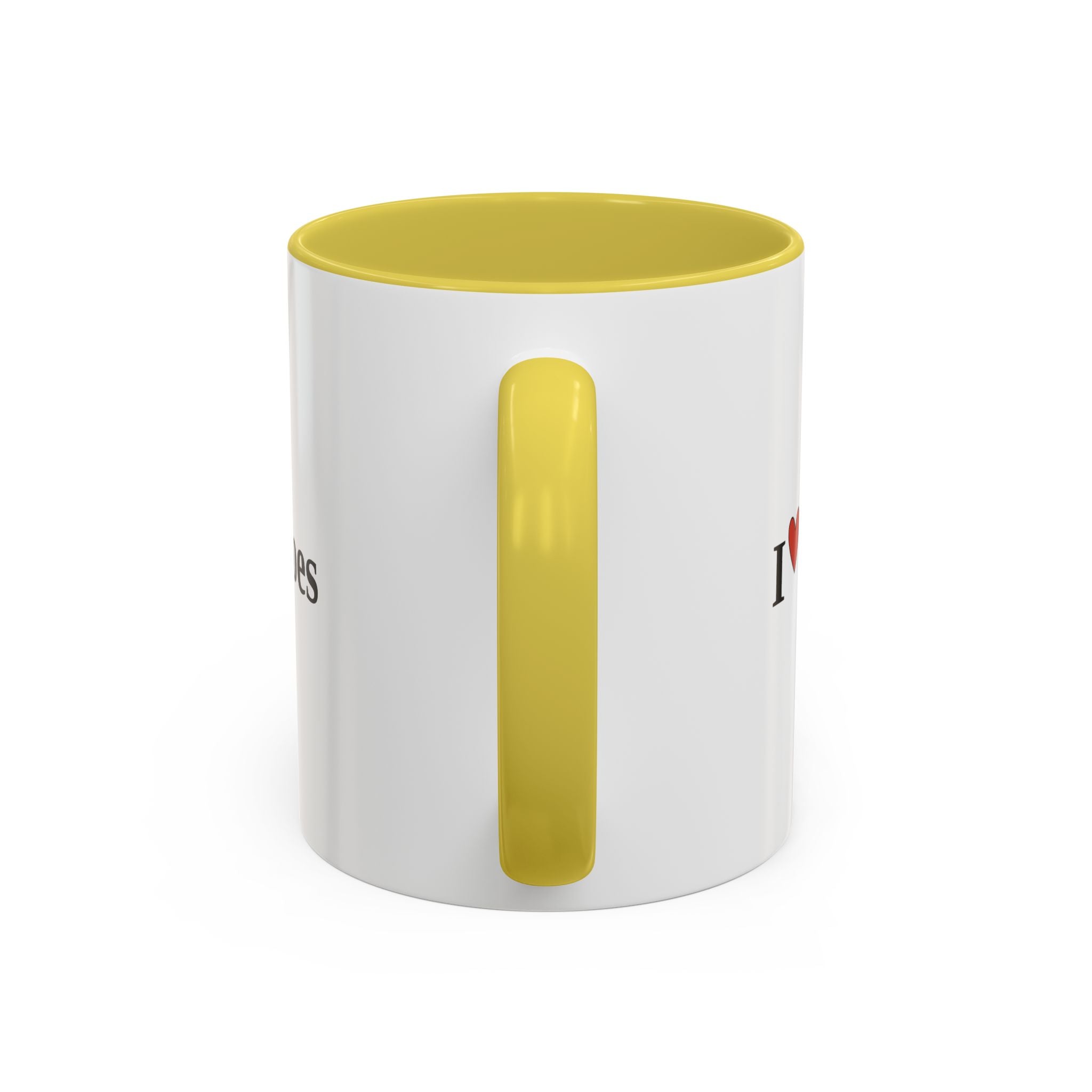 The I ♥ Typoes Mug · For People Who No Better