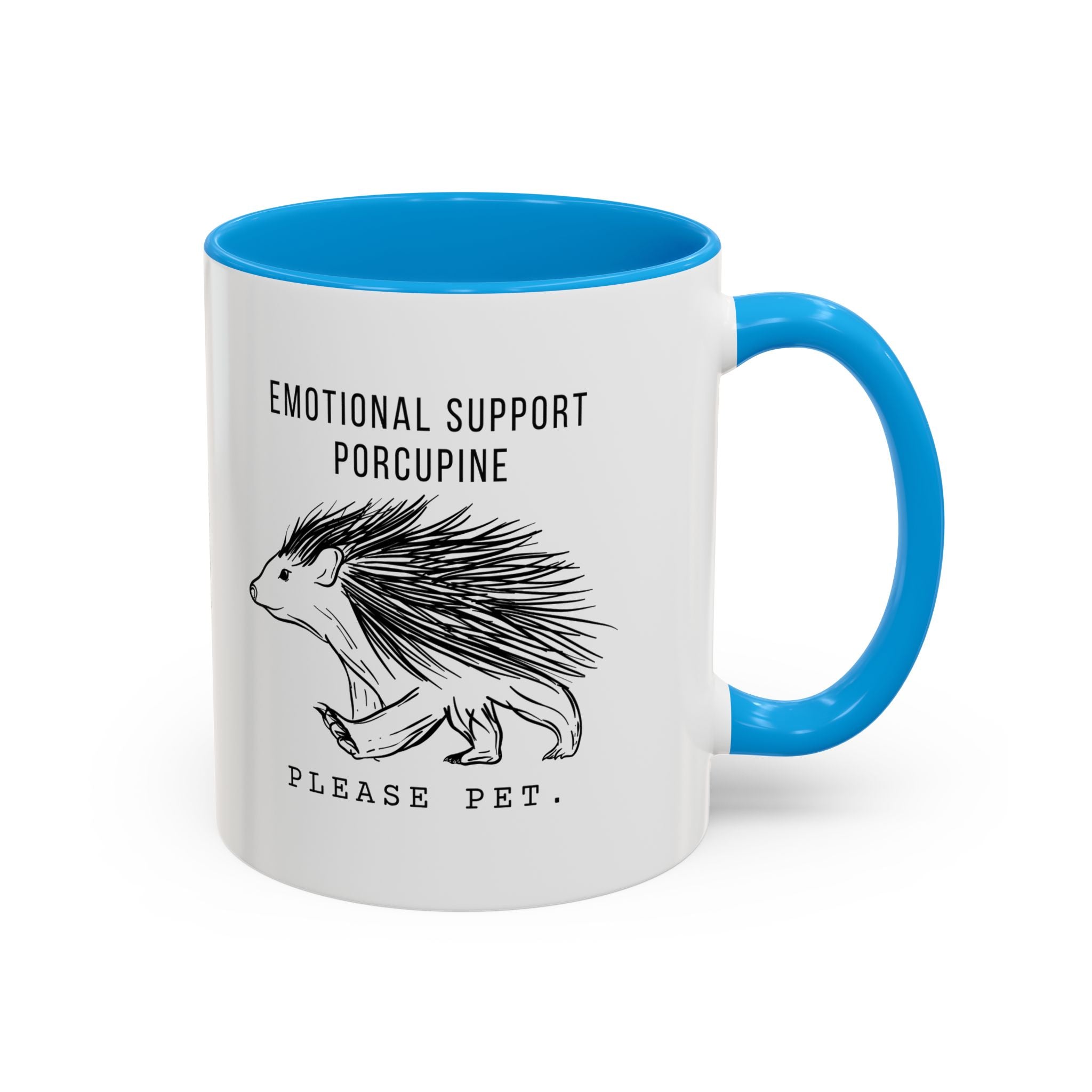ESA Porcupine Mug — Emotional Support Animal Series