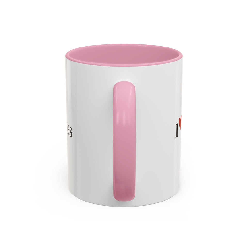 The I ♥ Typoes Mug · For People Who No Better
