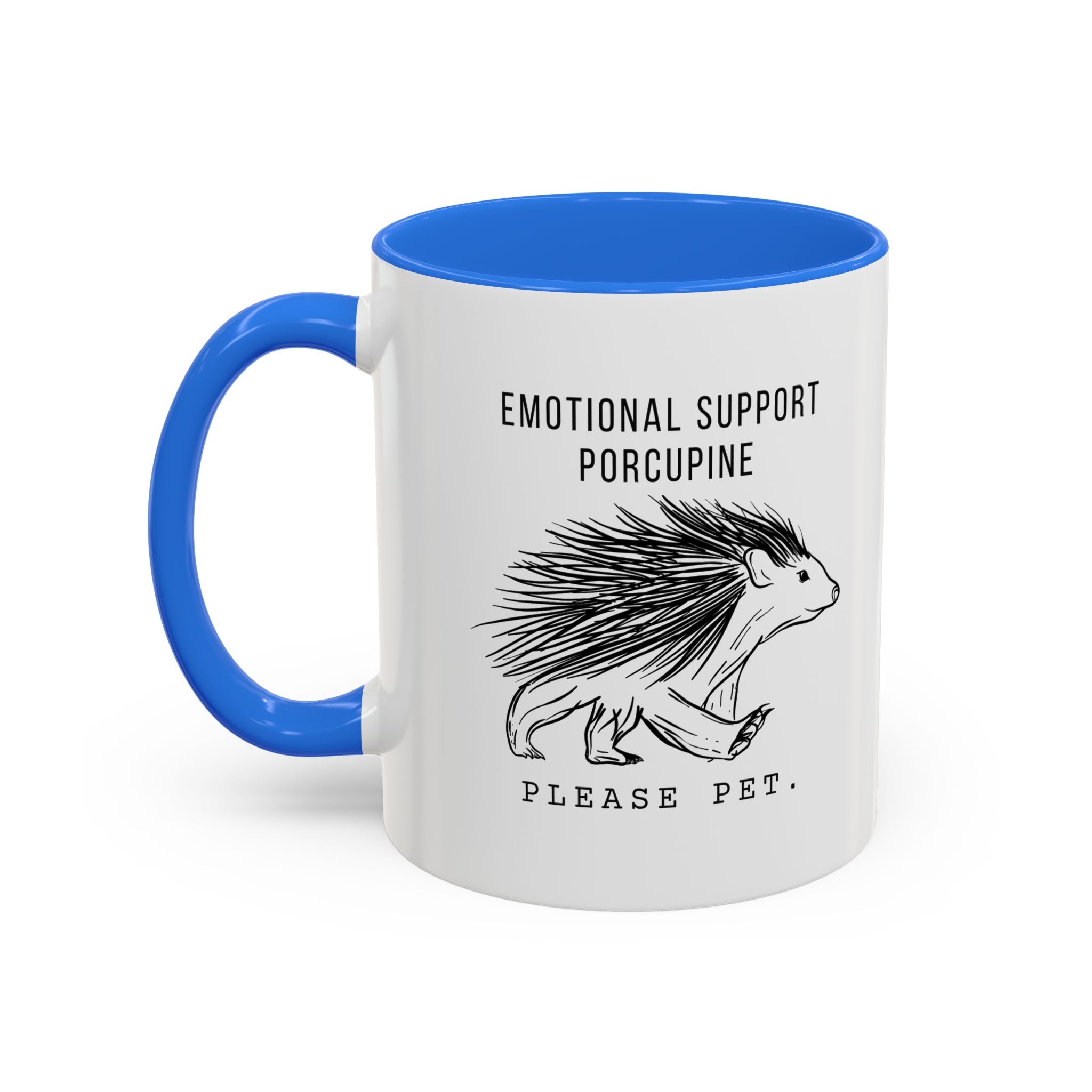 ESA Porcupine Mug — Emotional Support Animal Series