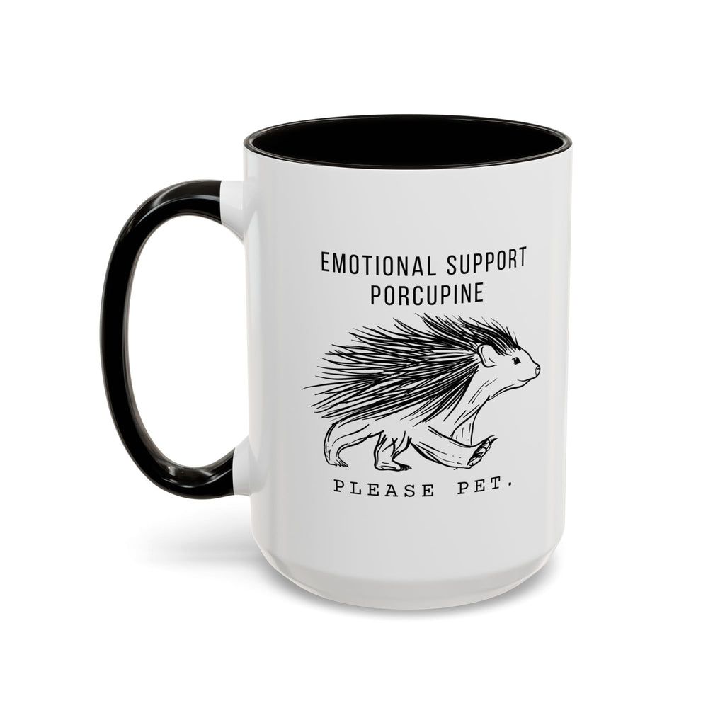 ESA Porcupine Mug — Emotional Support Animal Series