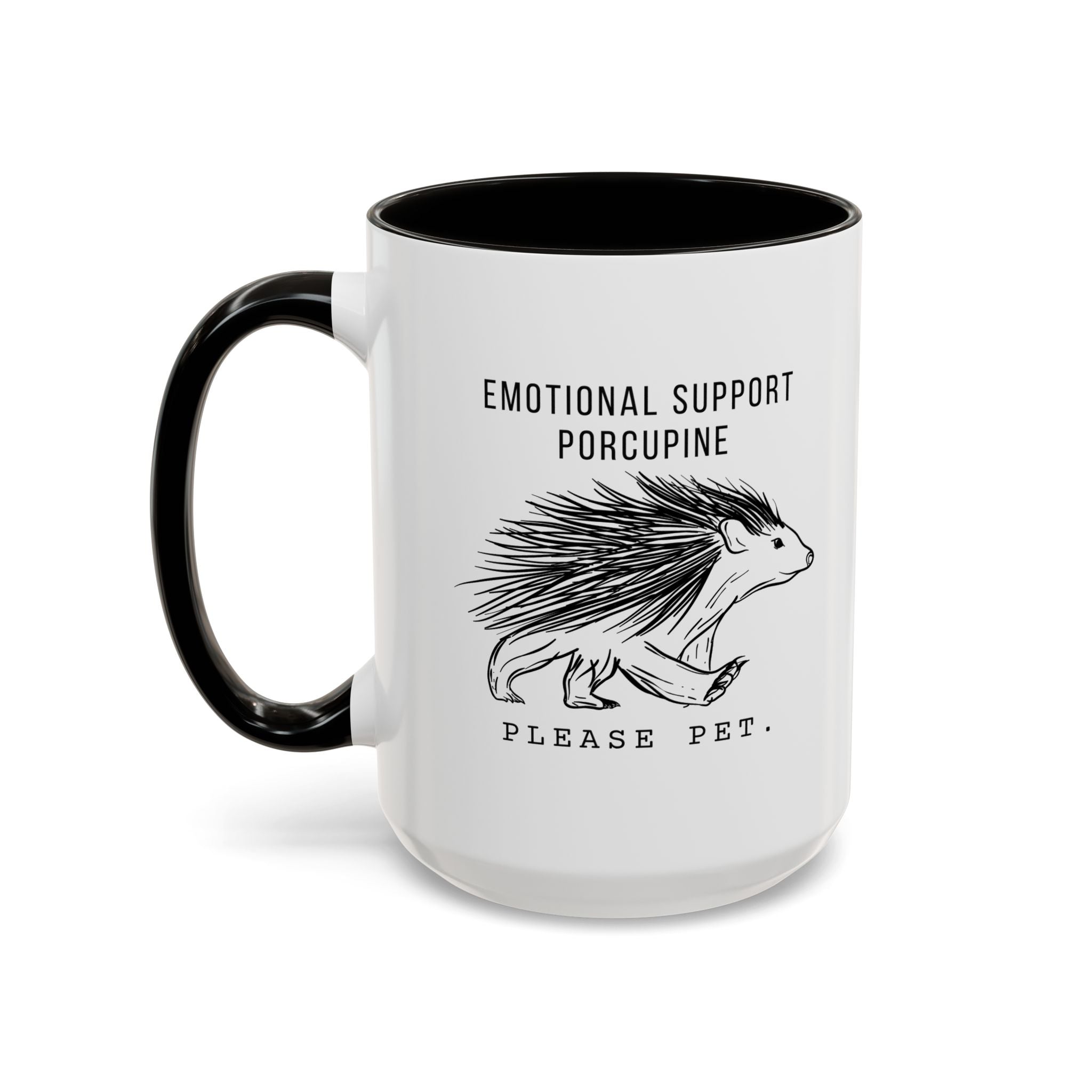 ESA Porcupine Mug — Emotional Support Animal Series