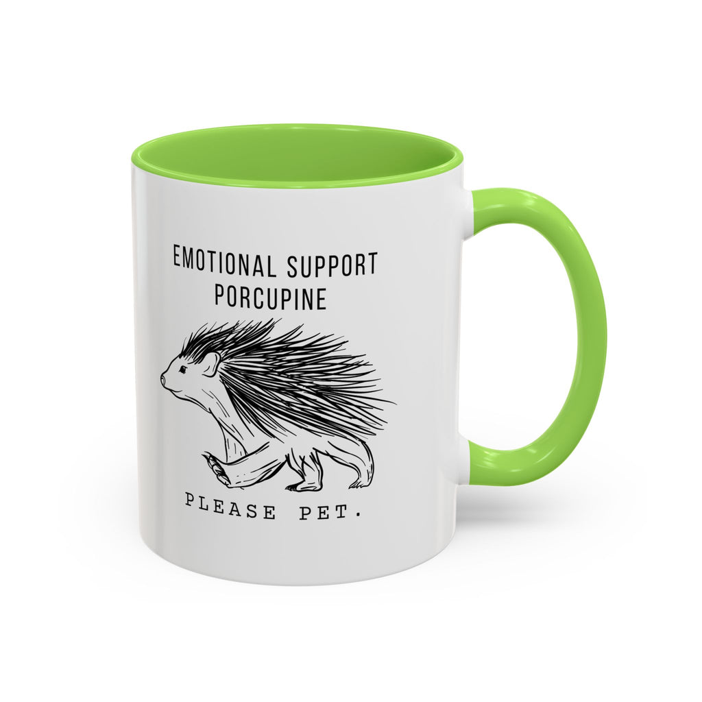 ESA Porcupine Mug — Emotional Support Animal Series