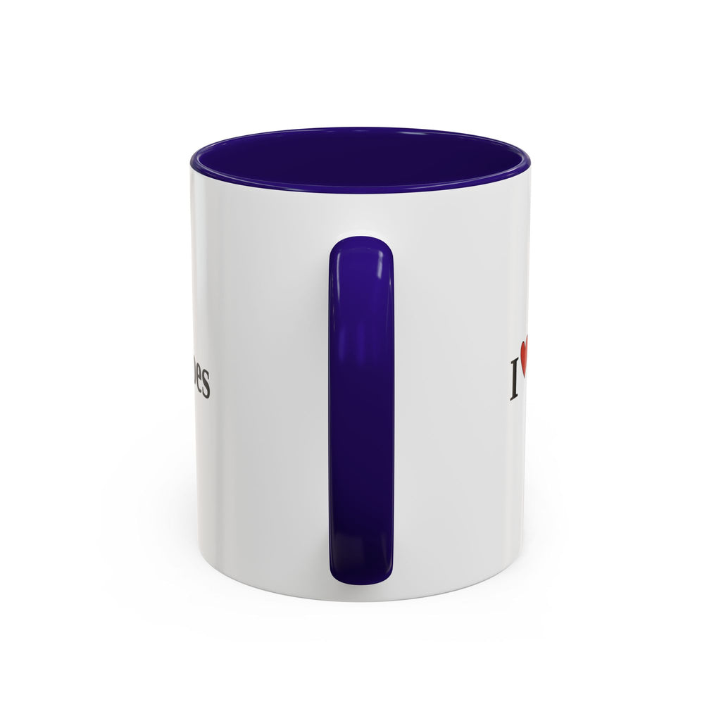 The I ♥ Typoes Mug · For People Who No Better