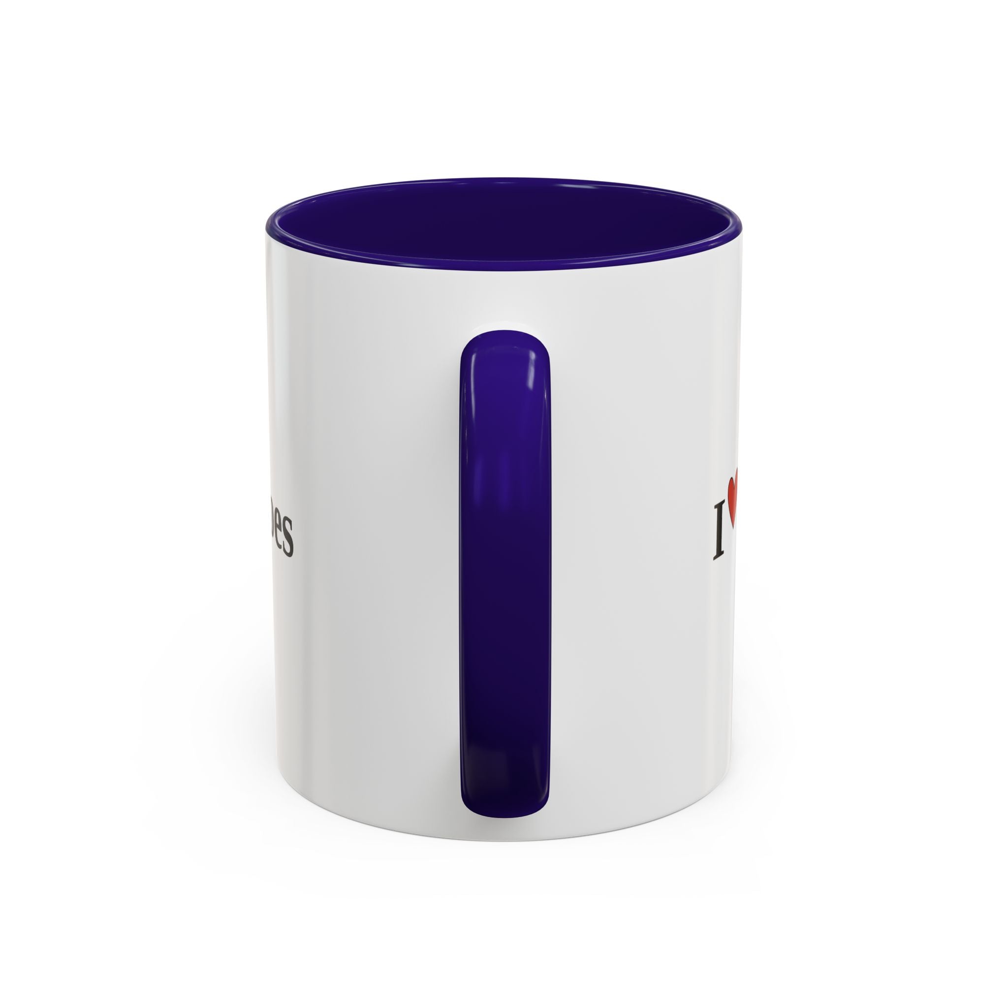 The I ♥ Typoes Mug · For People Who No Better