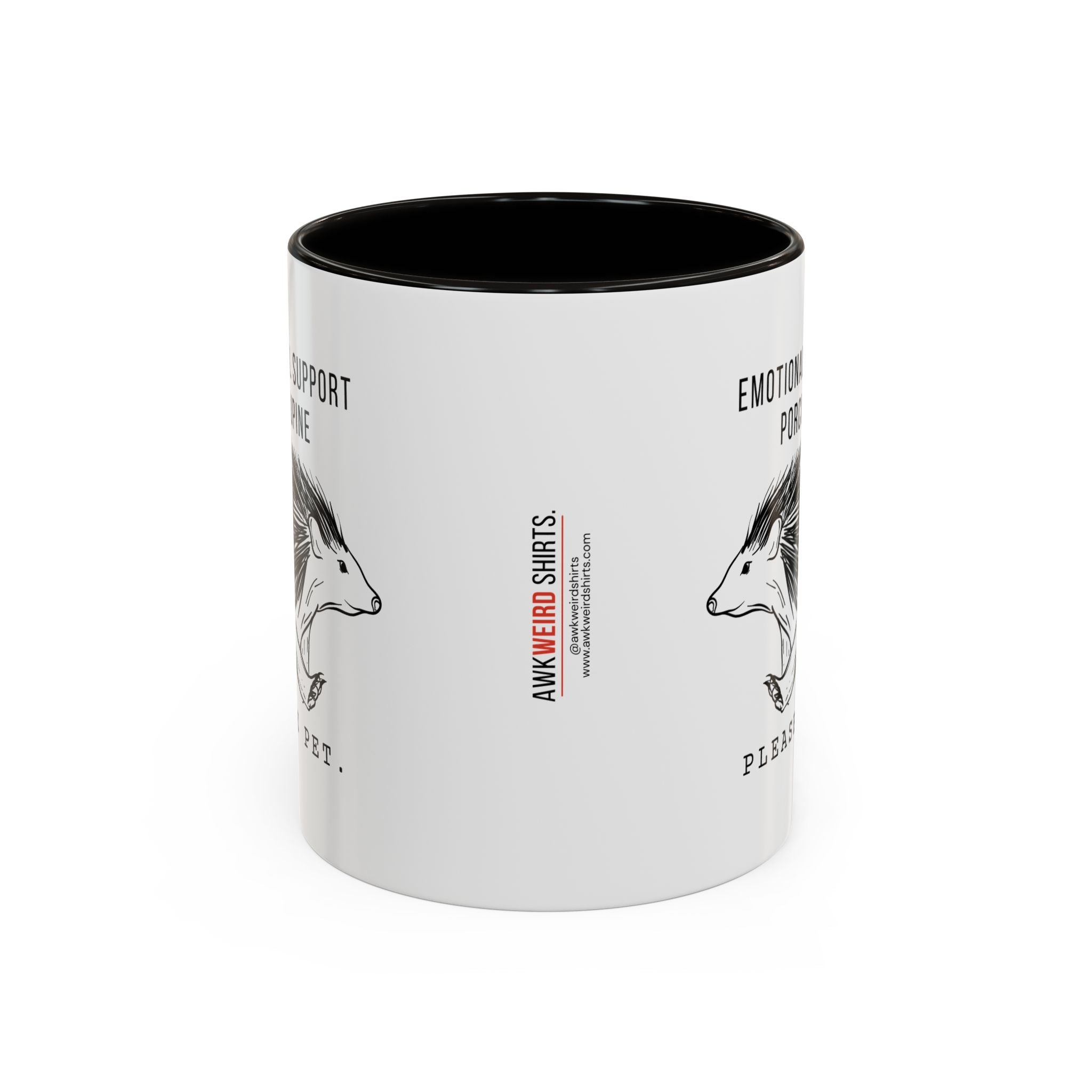 ESA Porcupine Mug — Emotional Support Animal Series