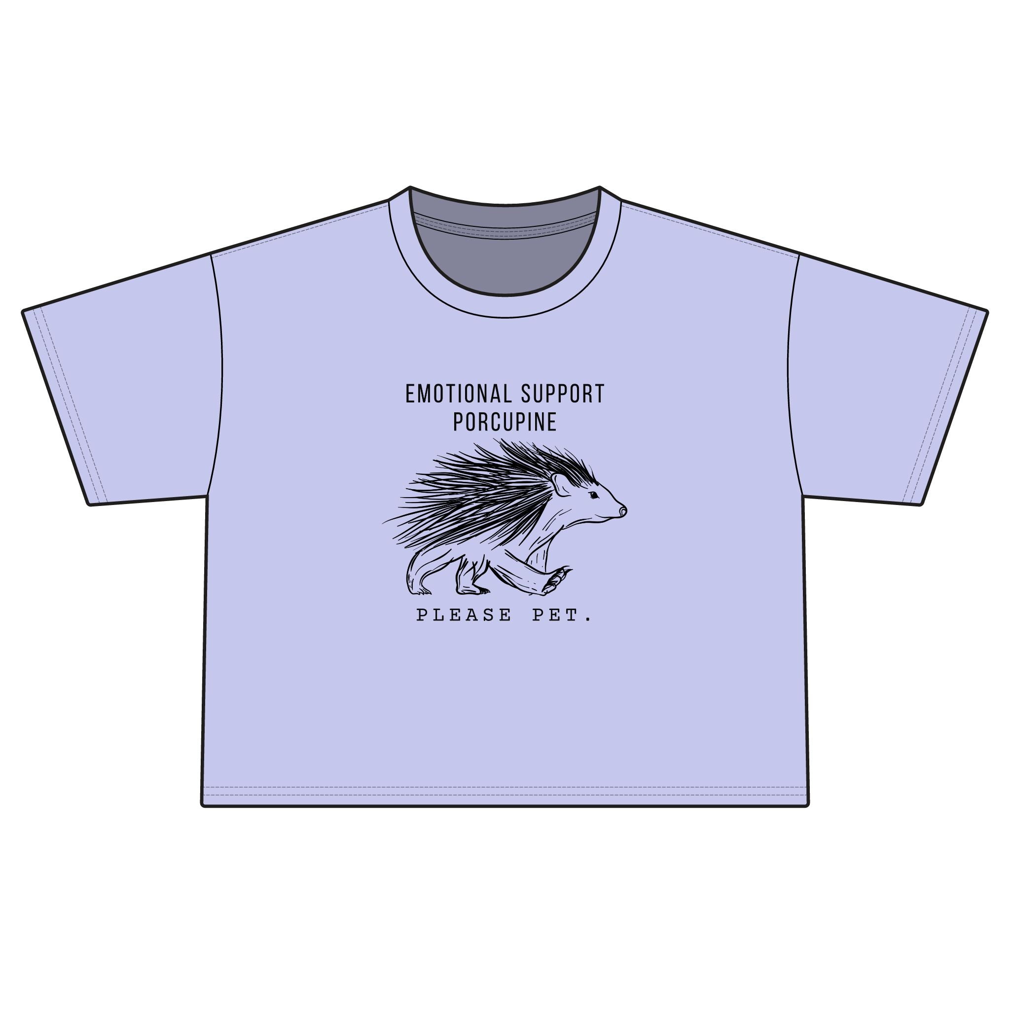 The Prickly Support Animal_Women's Crop Top