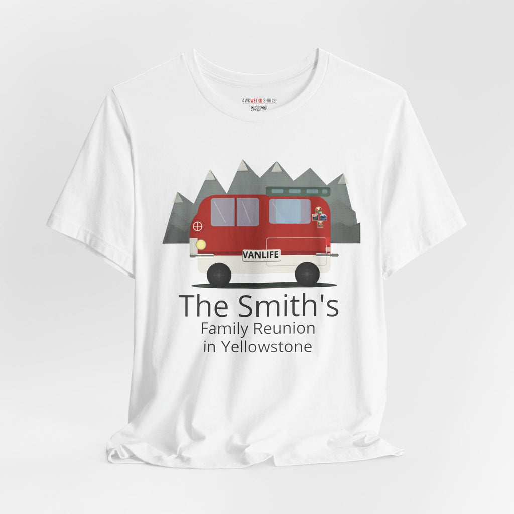 Our Van, Our Rules — Custom Family Camper Tee