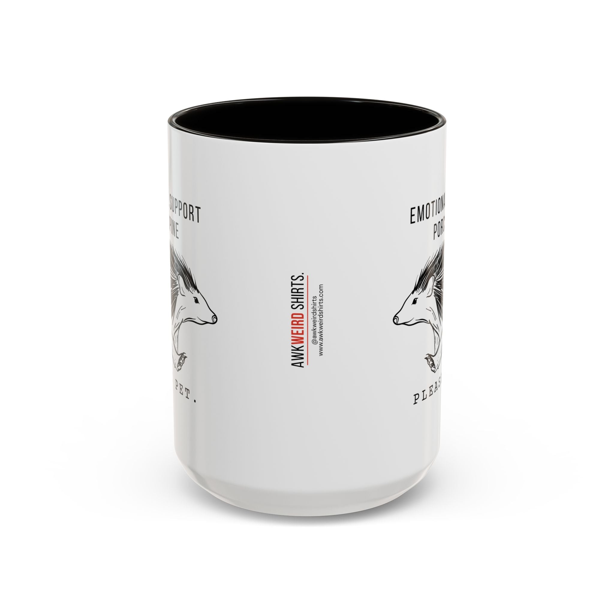 ESA Porcupine Mug — Emotional Support Animal Series
