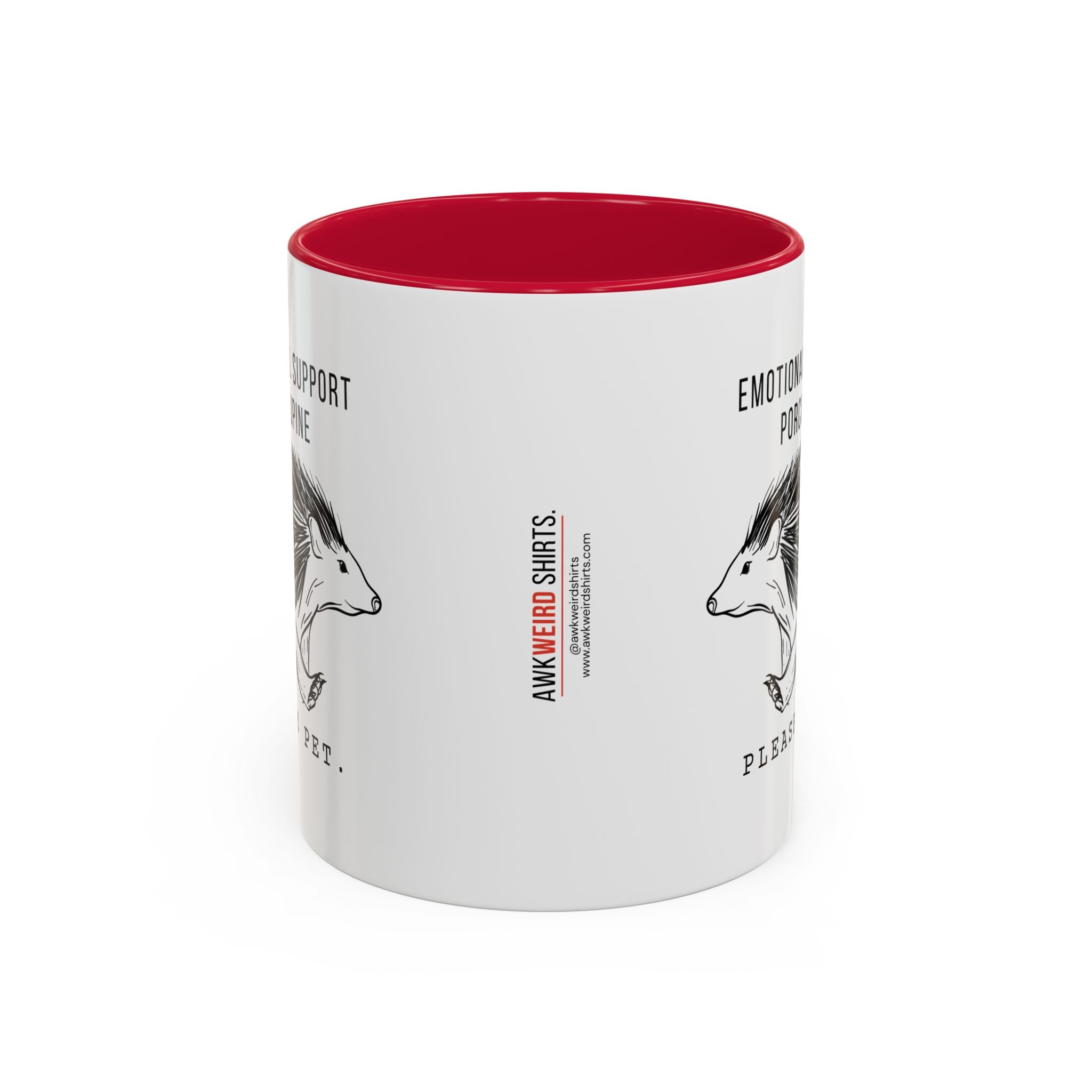 ESA Porcupine Mug — Emotional Support Animal Series