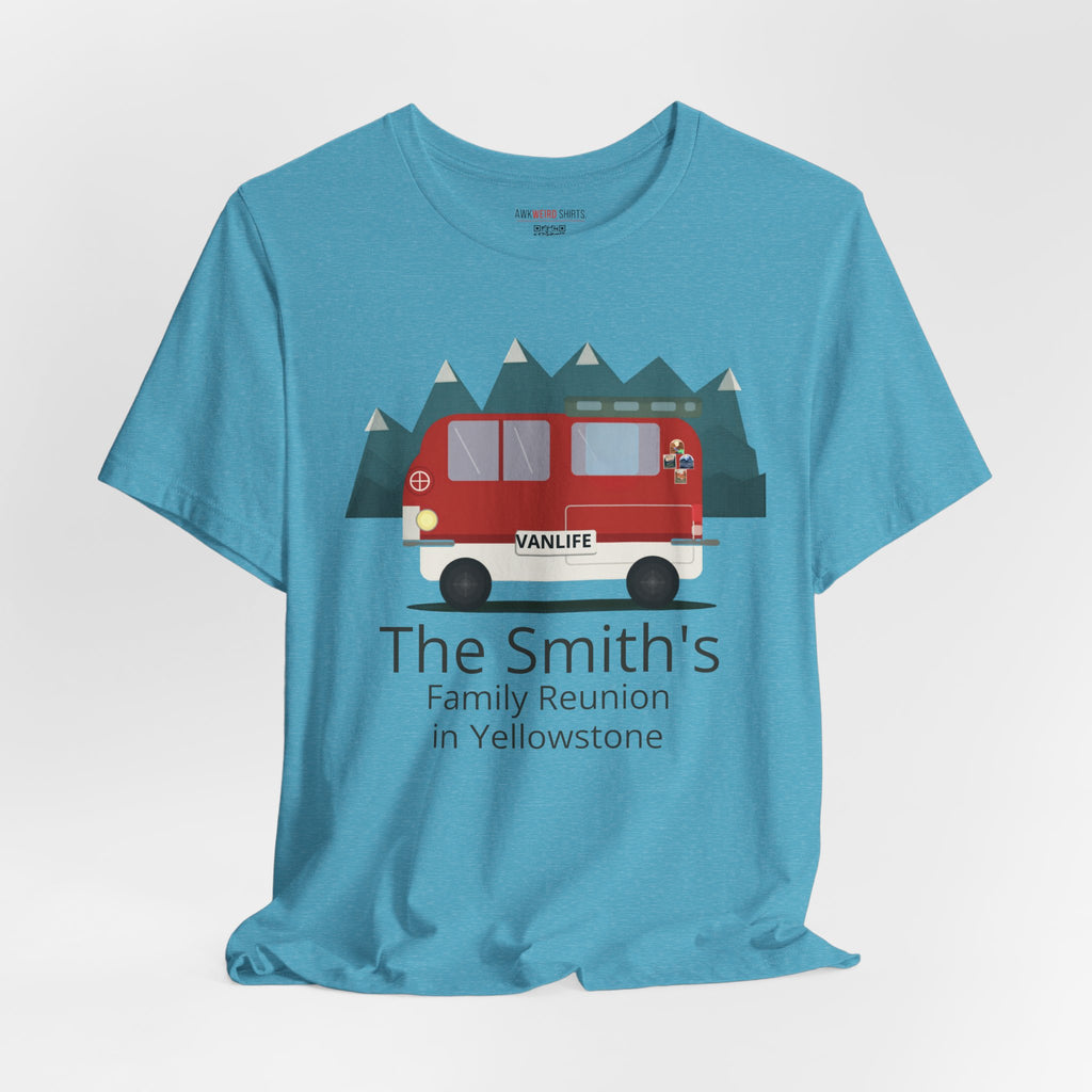 Our Van, Our Rules — Custom Family Camper Tee