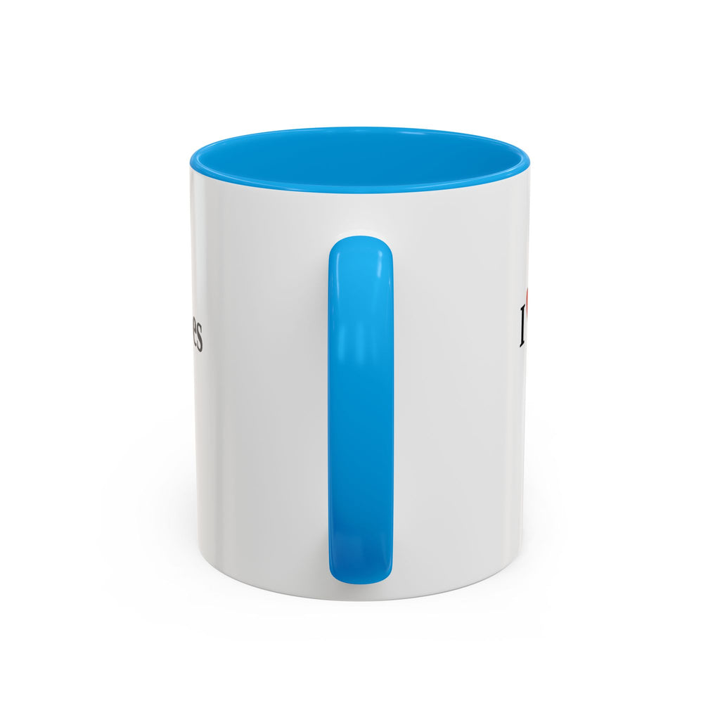 The I ♥ Typoes Mug · For People Who No Better