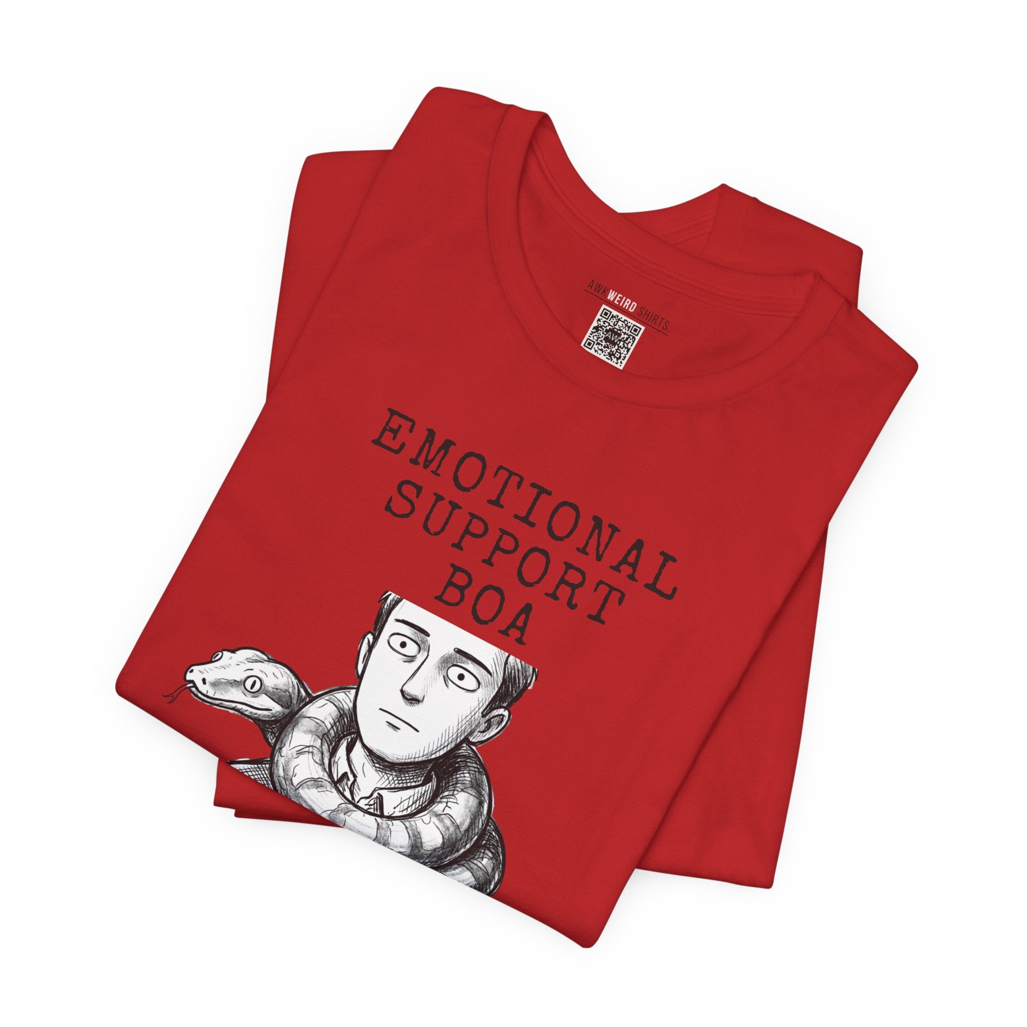 ESA Boa Constrictor Tee — Emotional Support Animal Series