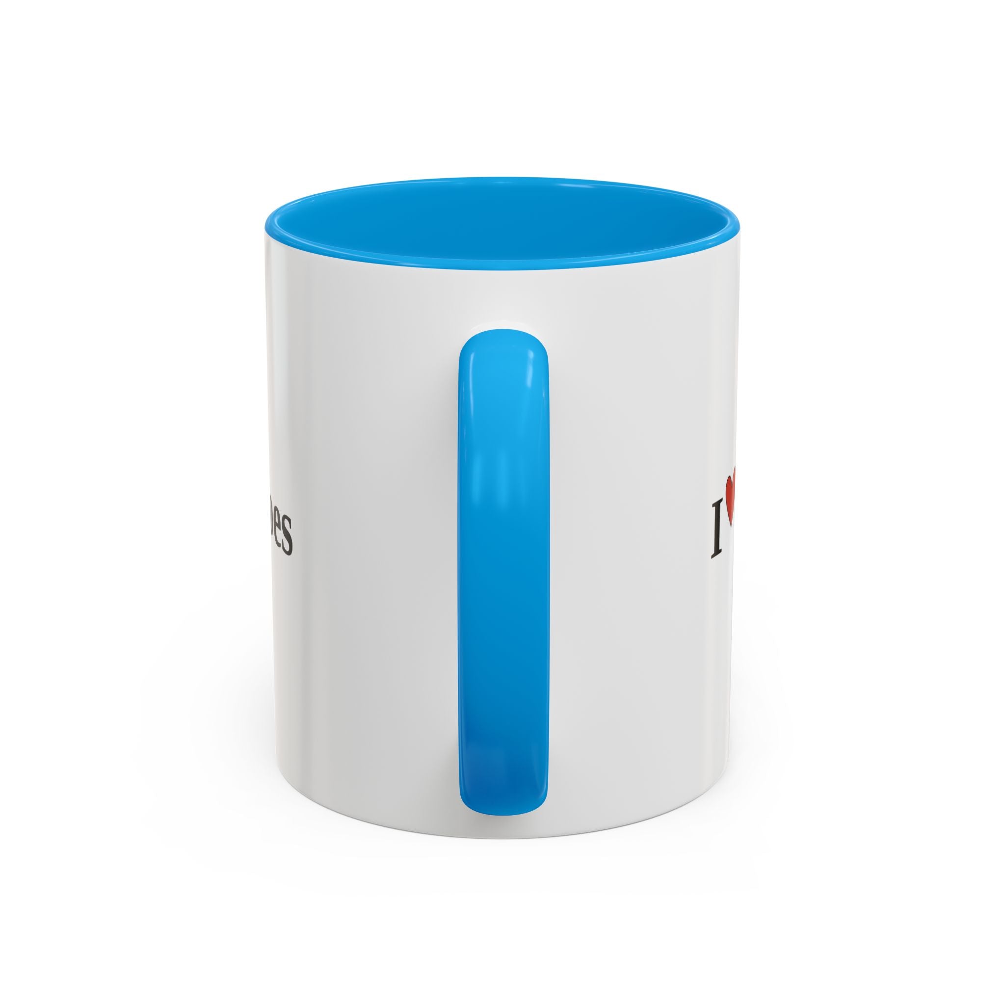 The I ♥ Typoes Mug · For People Who No Better