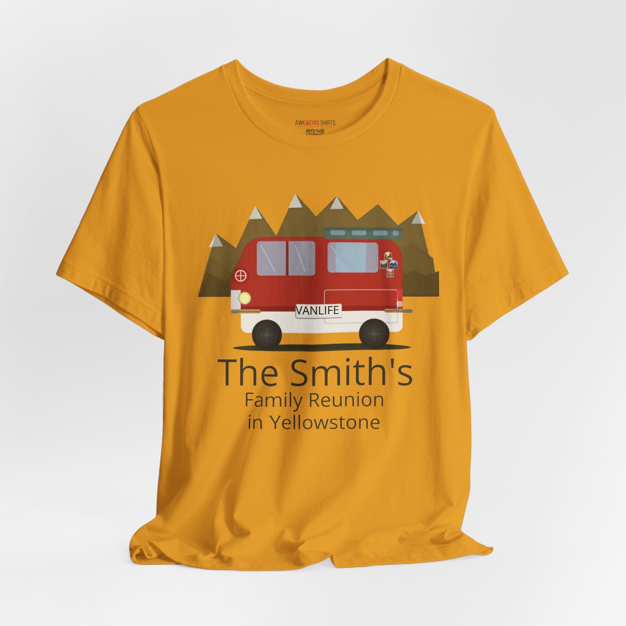 Our Van, Our Rules — Custom Family Camper Tee