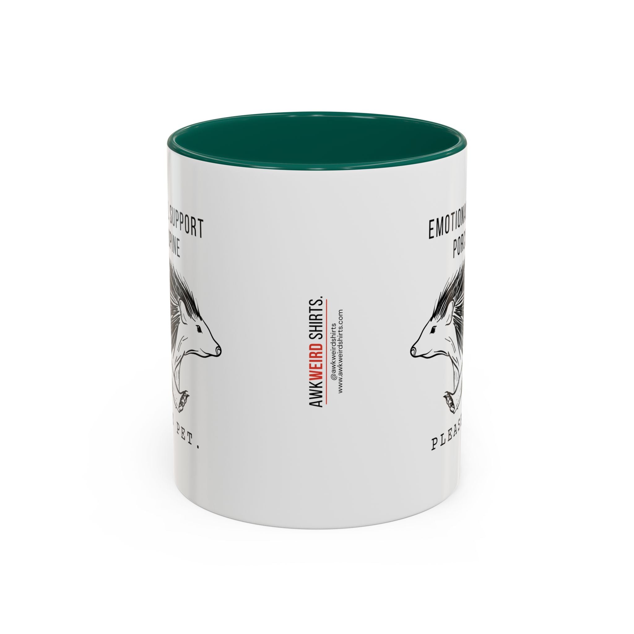 ESA Porcupine Mug — Emotional Support Animal Series